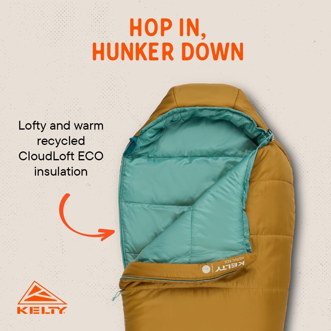 image:imageKelty Mistral Kids 20 Degree Woodthrush Comfortable and Warm