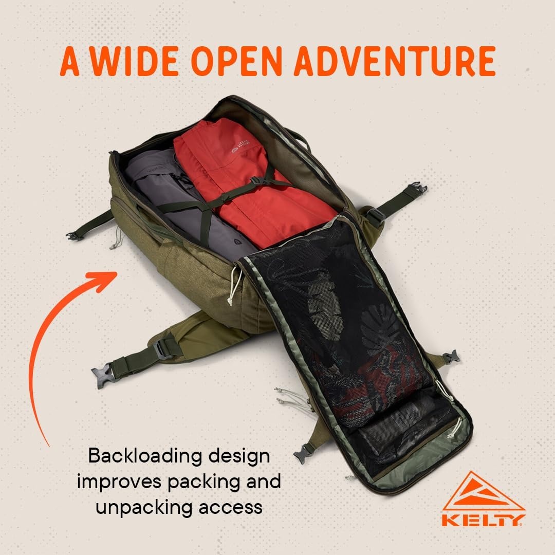 image:imageKelty Redwing Traveler Backpacks Travel Pack for Adventure TravelBurnt Olive