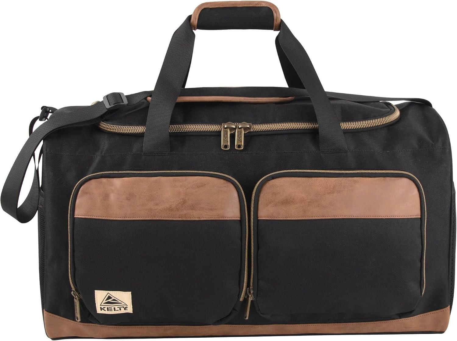 image:imageKelty 22 Inch Large 51 Liter Capacity Sports Travel Duffel Bag with Pockets Shoulder Strap Top Carry HandleBlack
