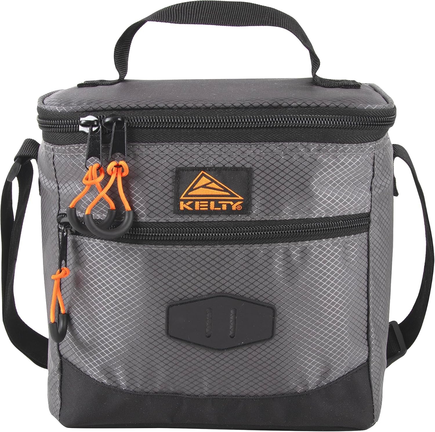 image:imageKelty Adult Insulated Leakproof Lunch Bag 9 Can 8 Liter Capacity with Top Carry Handle Adjustable Shoulder Strap Zippered PocketsGray