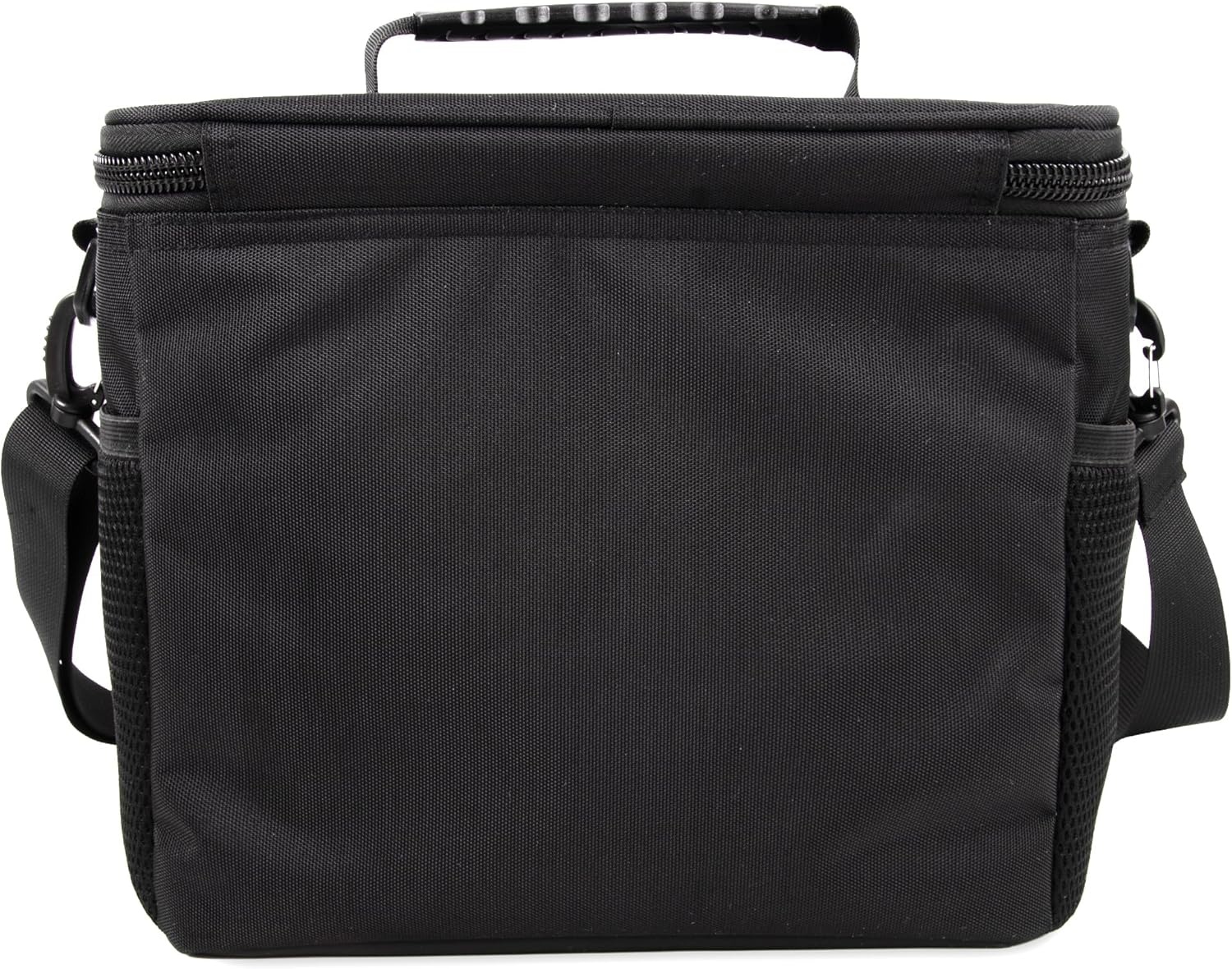 image:imageKelty Adult Insulated Lunch Bag Leakproof 18 Can 15 Liter Capacity with Top Rubber Grip Carry Handle Adjustable Shoulder Strap Zippered Compartment Bungee DetailingBlack