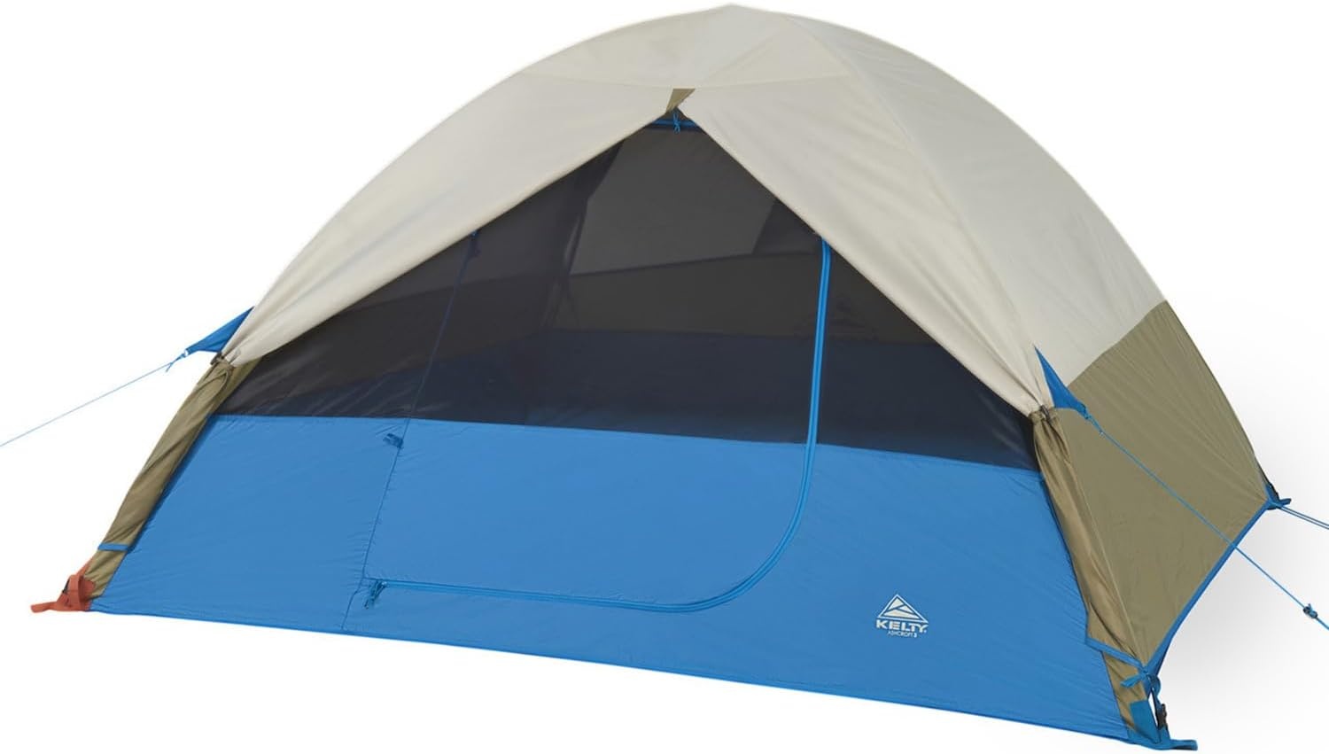 image:imageKelty Ashcroft Camp Tent 1 2 or 3 Person Camping Shelter with Full Coverage Rainfly Lightweight Aluminum Poles Camping Backpacking Festival ShelterBlue
