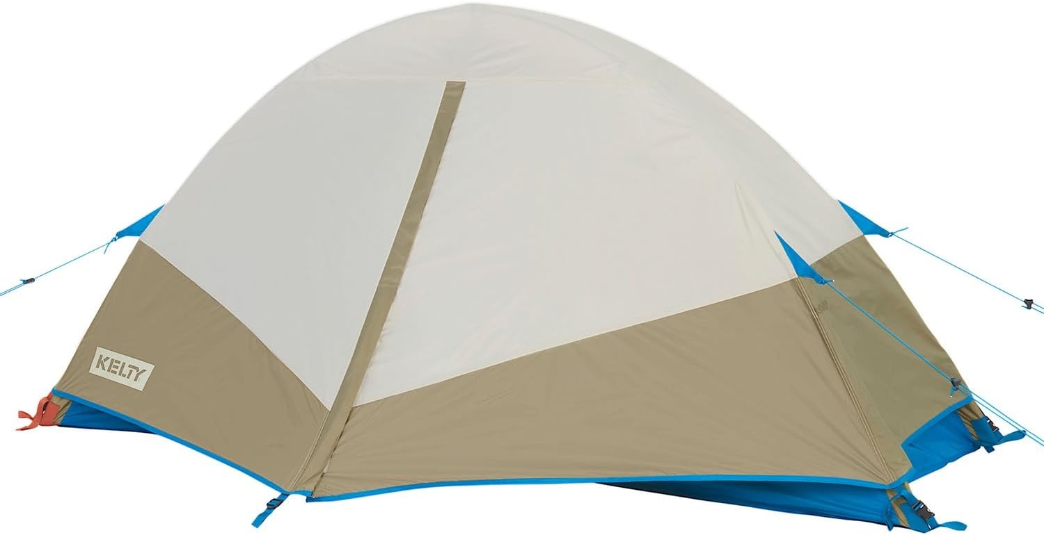 image:imageKelty Ashcroft Camp Tent 1 2 or 3 Person Camping Shelter with Full Coverage Rainfly Lightweight Aluminum Poles Camping Backpacking Festival ShelterBlue