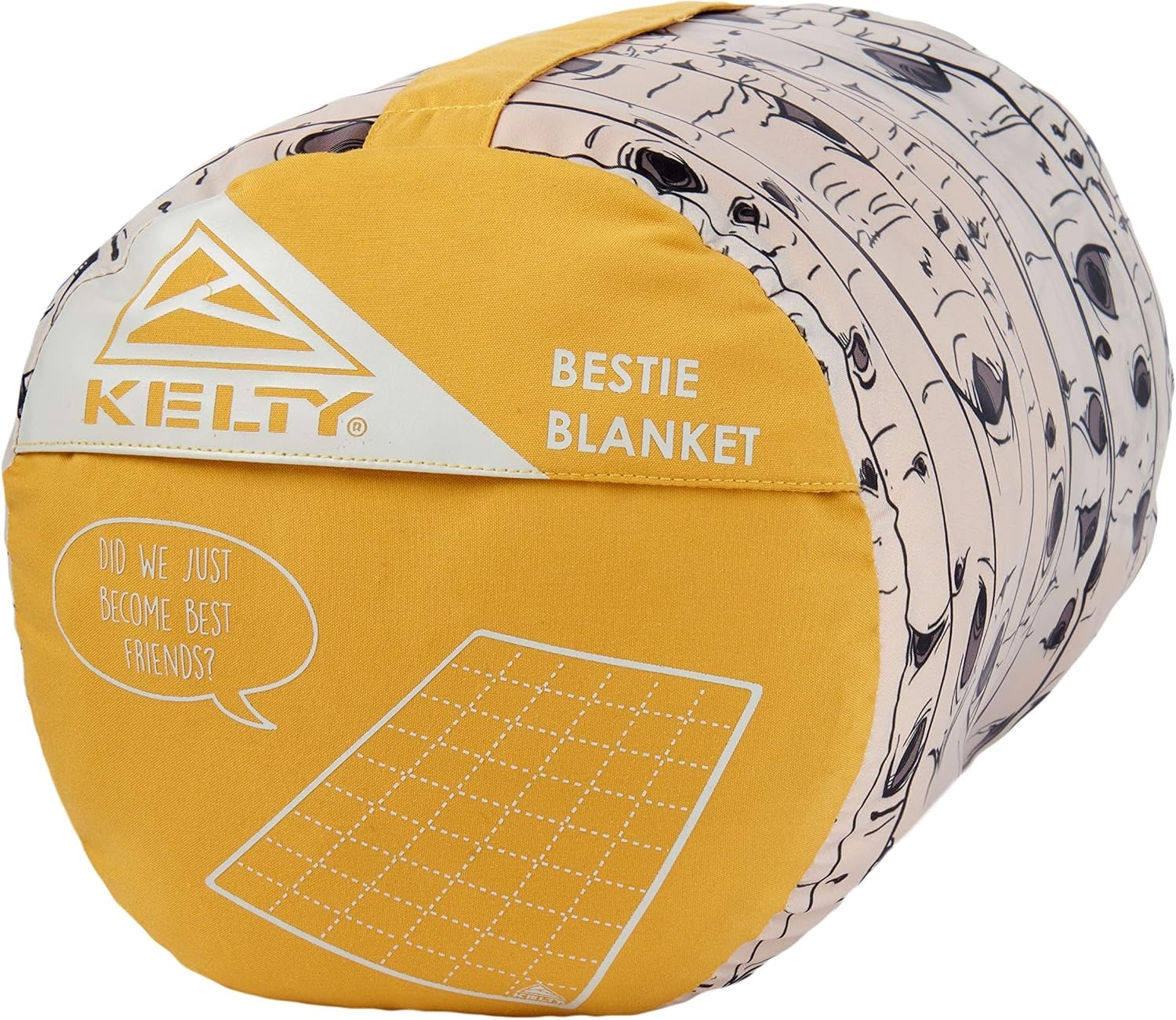 image:imageKelty Bestie Blanket Indoor Outdoor Insulated Camping Throw Picnic Ground Sheet Designed in Colorado GrisailleSunflower