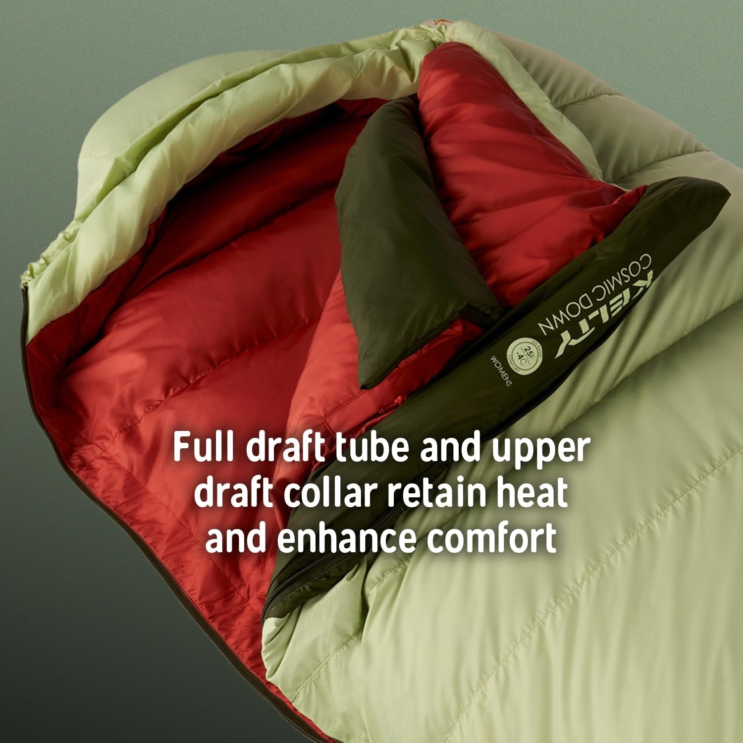 image:imageKelty Cosmic 20 Down Mummy Sleeping Bag for Backpacking Campers 550 Fill Power Recycled Fabrics with PFASFree DWR Designed in Sunny ColoradoDark Blue