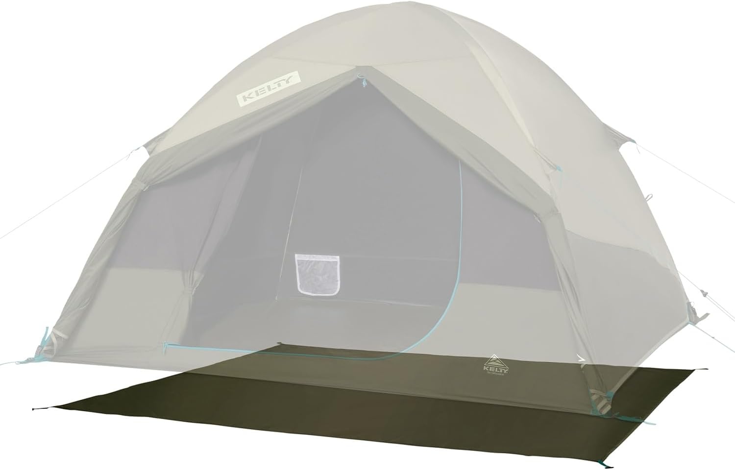 image:imageKelty Daydreamer Footprint Lightweight Water Resistant Fitted GroundCamping Tarp Footprint Fits Daydreamer 46 Person Tent4 Person