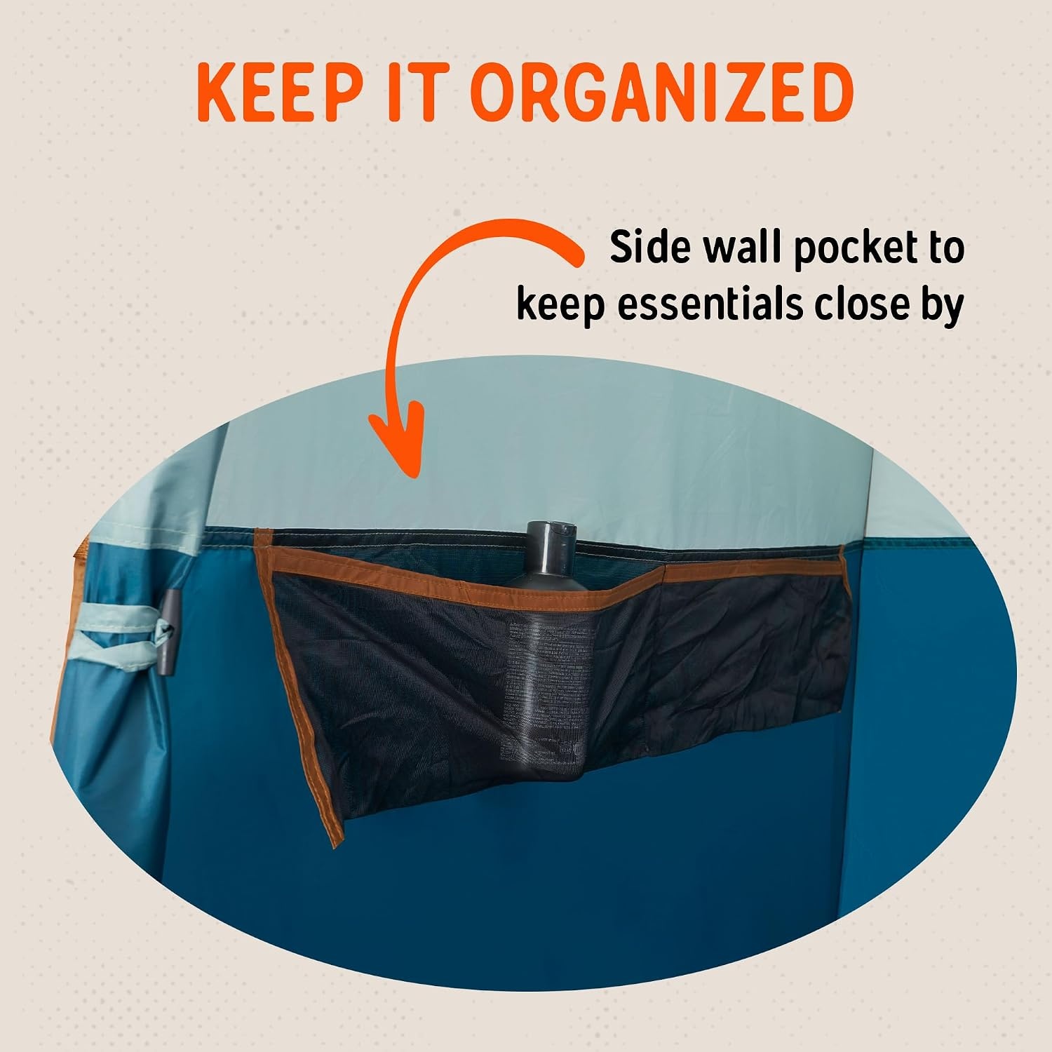 image:imageKelty Discovery H2GO Privacy Shelter Campsite Shower and Changing Shelter Zippered Entry Steel Pole Frame FreestandingIceberg Green