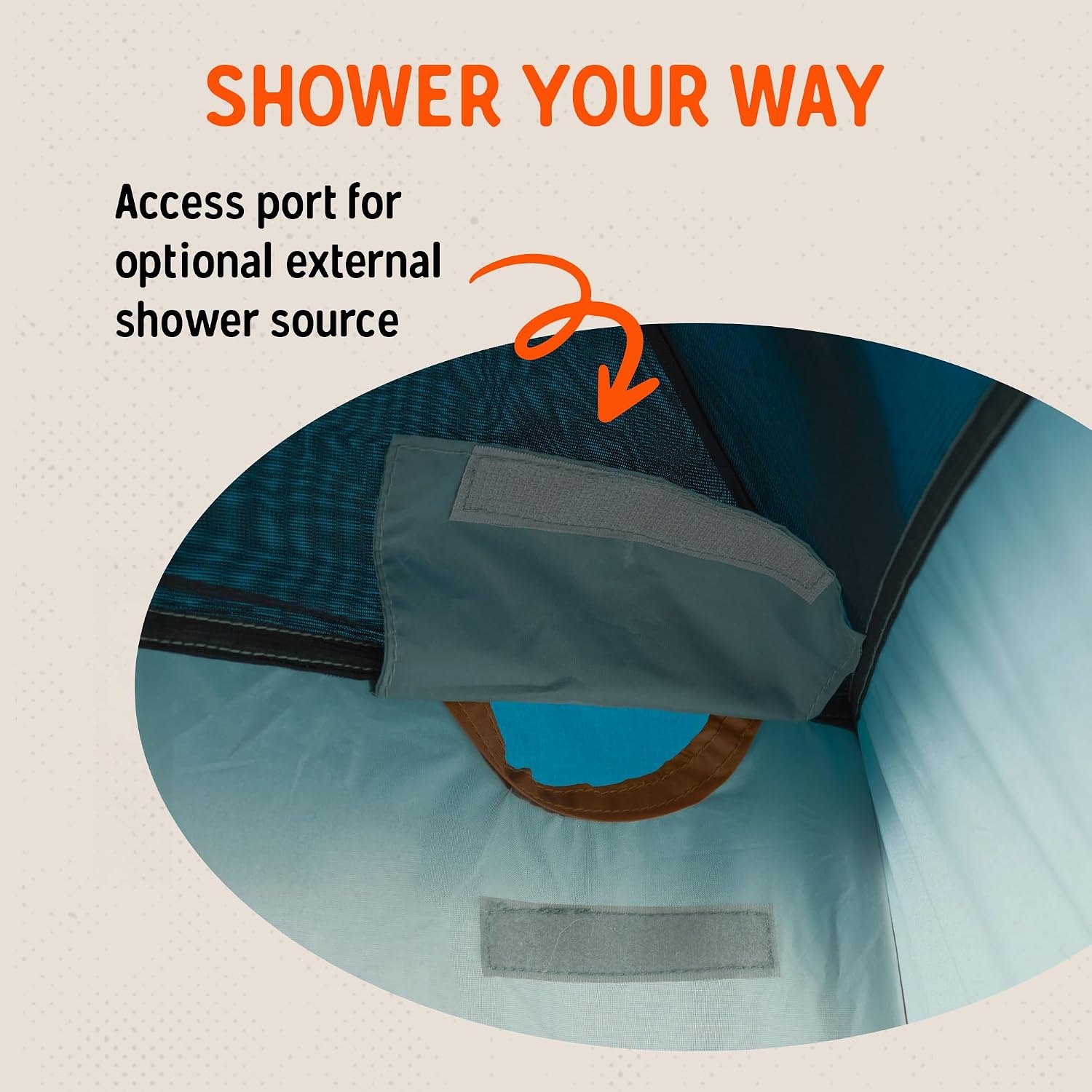 image:imageKelty Discovery H2GO Privacy Shelter Campsite Shower and Changing Shelter Zippered Entry Steel Pole Frame FreestandingIceberg Green