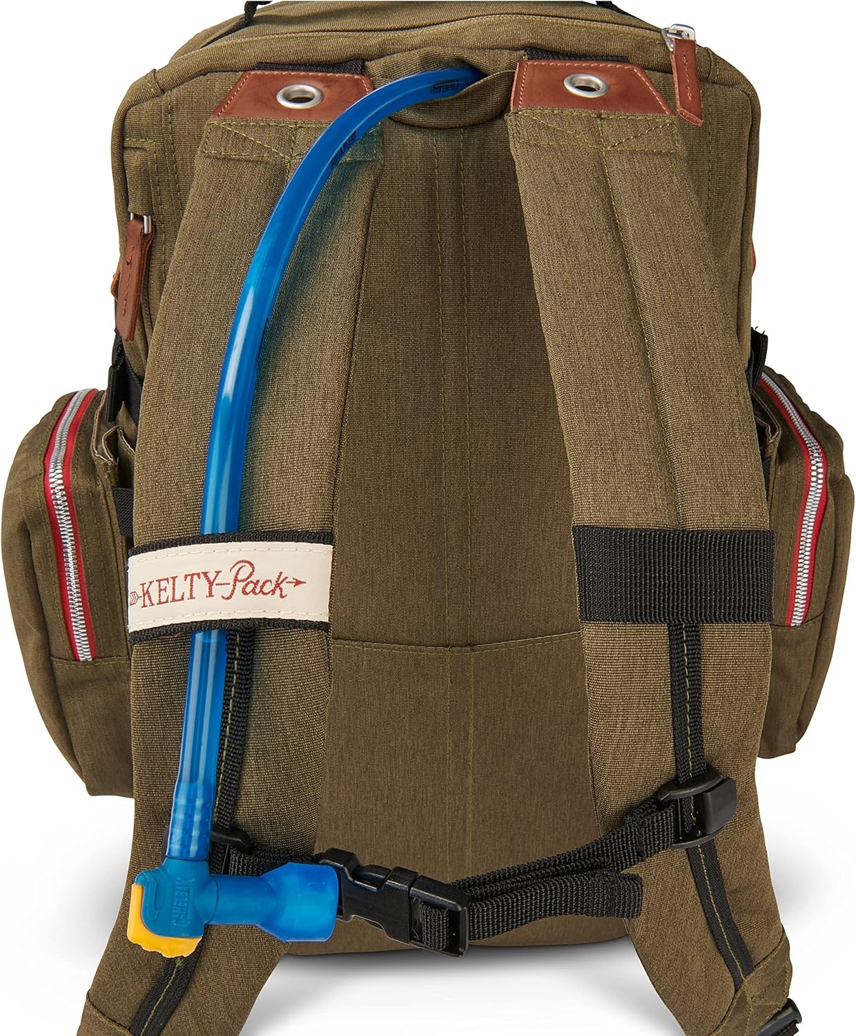 image:imageKelty Fairbank 29L Origins Collection Backpack 29L Daypack with Classic Design Padded Laptop Sleeve Hydration Compatible TSA Carry On Friendly Vegan Leather Accents 2023 Burnt OliveBurnt Olive