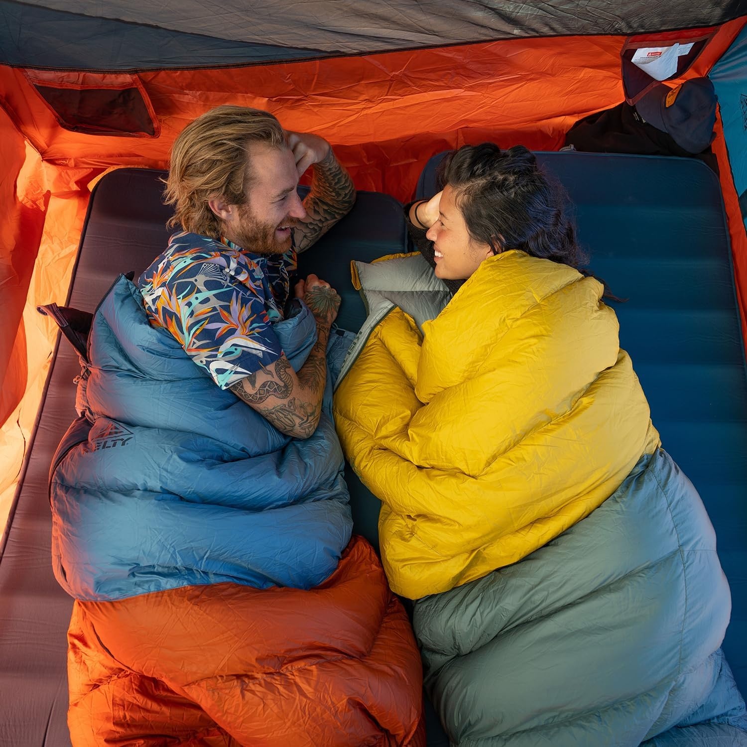 image:imageKelty Galactic Down 30 Degree Sleeping Bag 550 Fill Power RDS Trackable Down Backpacking and Camping Zip Together for 2P Sleeping Bag Zip Two Together for a 2P Bag 550 Fill Compressible Down PFCFree Fabrics and Finishes Buttery Soft Taffeta LiningRooibus Tea