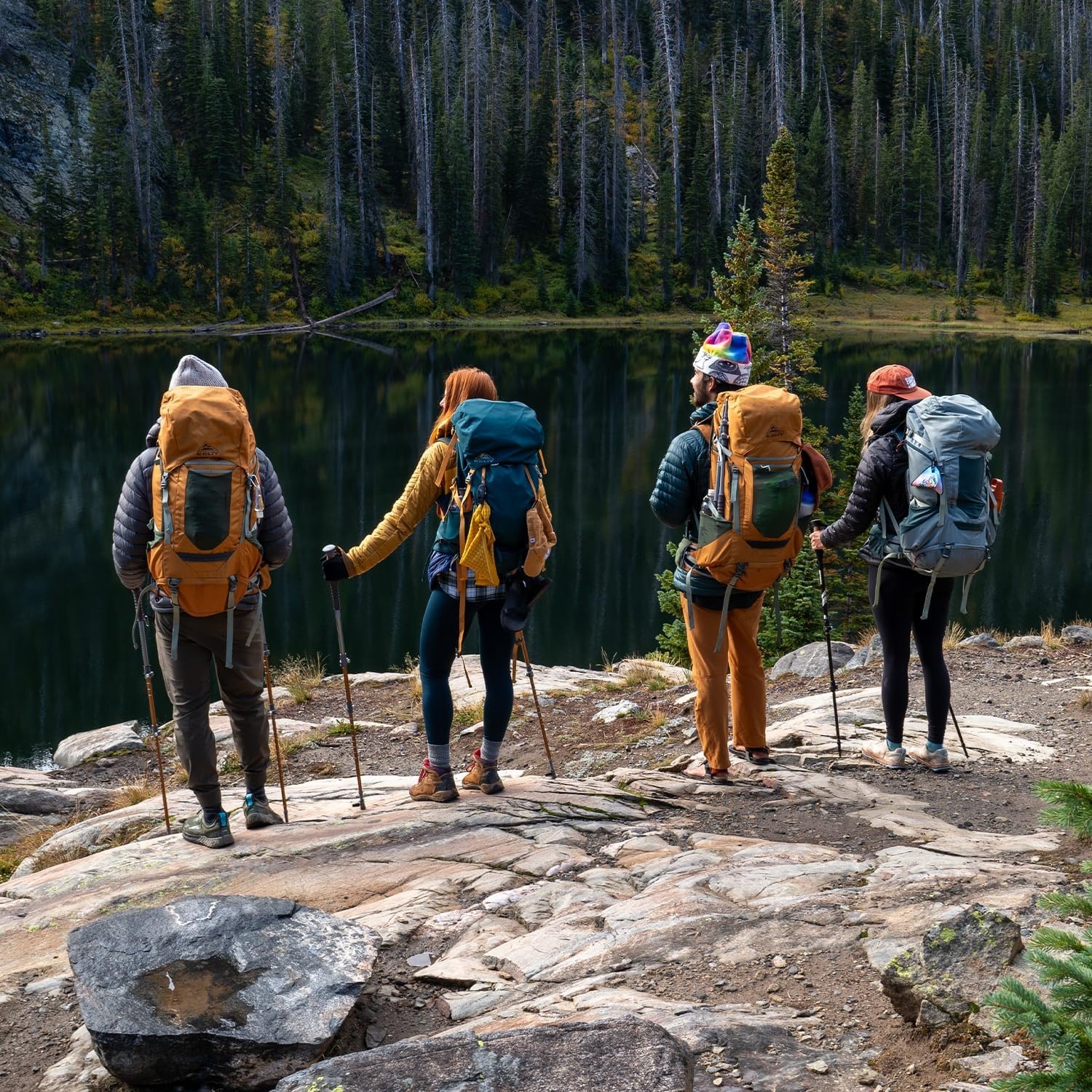 image:imageKelty Glendale 65L to 105L Internal Frame Backpack Multiday Backpacking Thru Hiking Pack Adjustable Suspension Customized Fit Duck Green 85LSea Spray