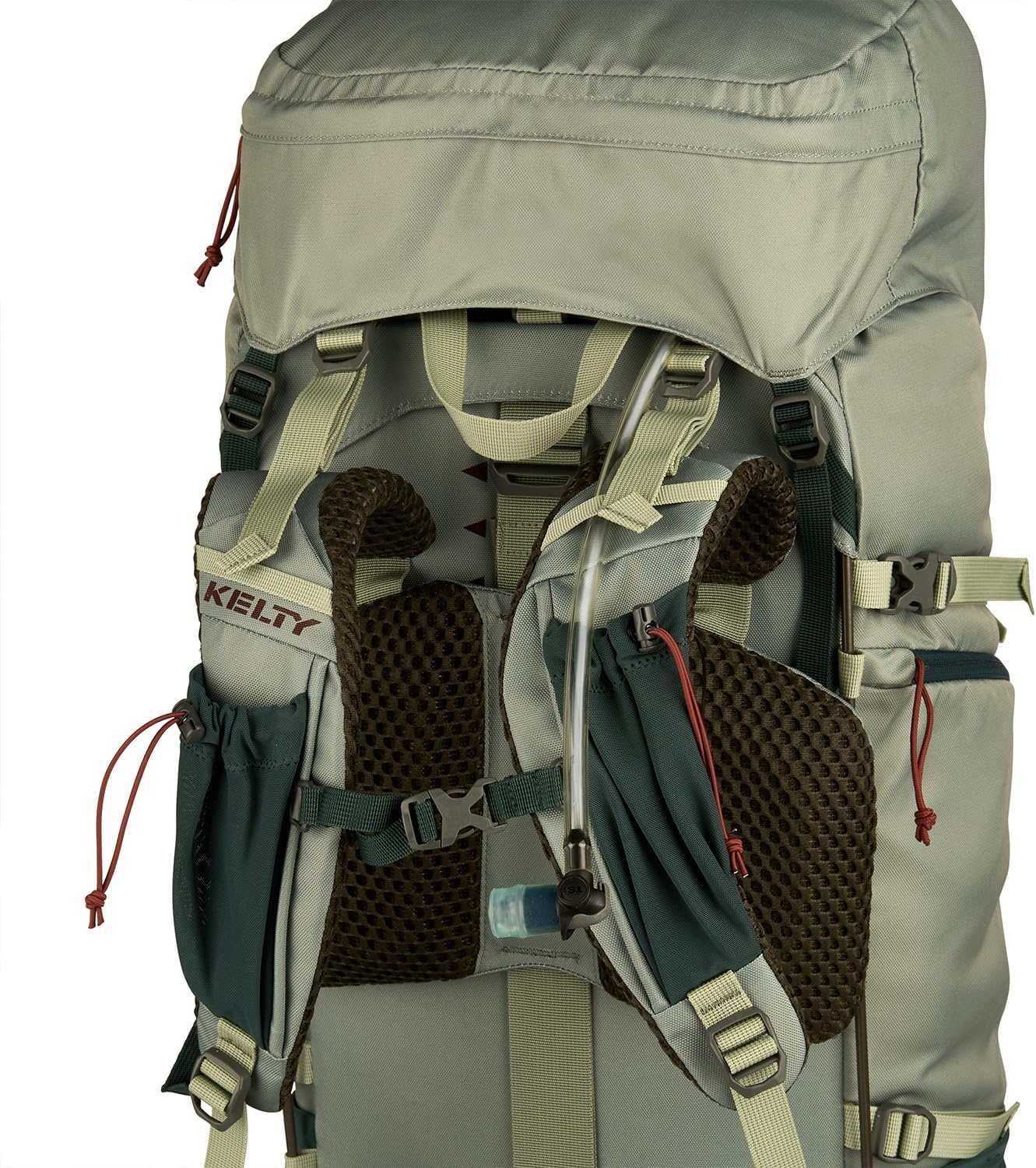 image:imageKelty Glendale 65L to 105L Internal Frame Backpack Multiday Backpacking Thru Hiking Pack Adjustable Suspension Customized Fit Duck Green 85LSea Spray