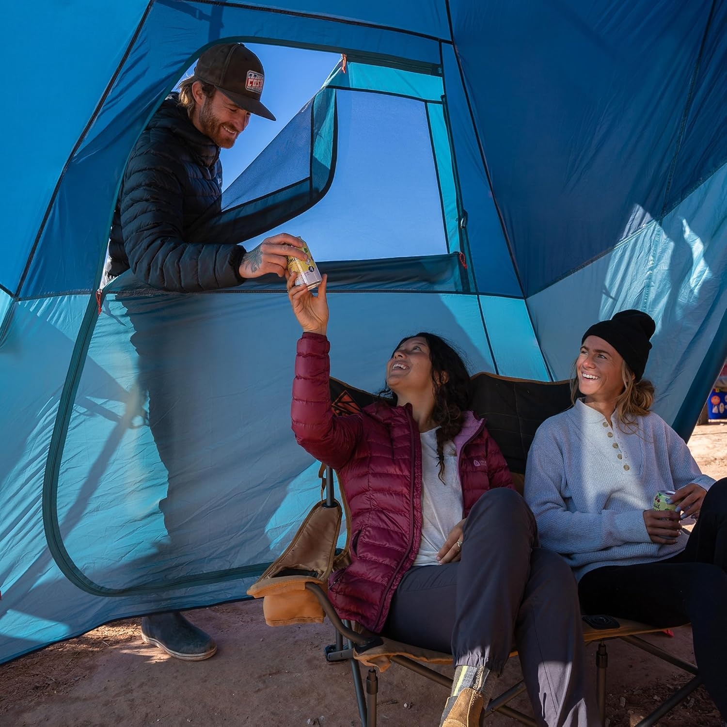 image:imageKelty Highroads Overlanding Shelter Universal Mount Car Camping Tent with Large Zippered Entry Aluminum Frame Adjustable Walls and Windows UV Protection Rainproof Stuff Duffel Included 2024Backroads Shelter Fiberglass Frame