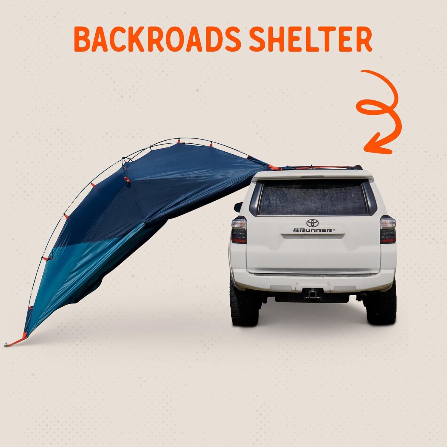 image:imageKelty Highroads Overlanding Shelter Universal Mount Car Camping Tent with Large Zippered Entry Aluminum Frame Adjustable Walls and Windows UV Protection Rainproof Stuff Duffel Included 2024Backroads Shelter Fiberglass Frame