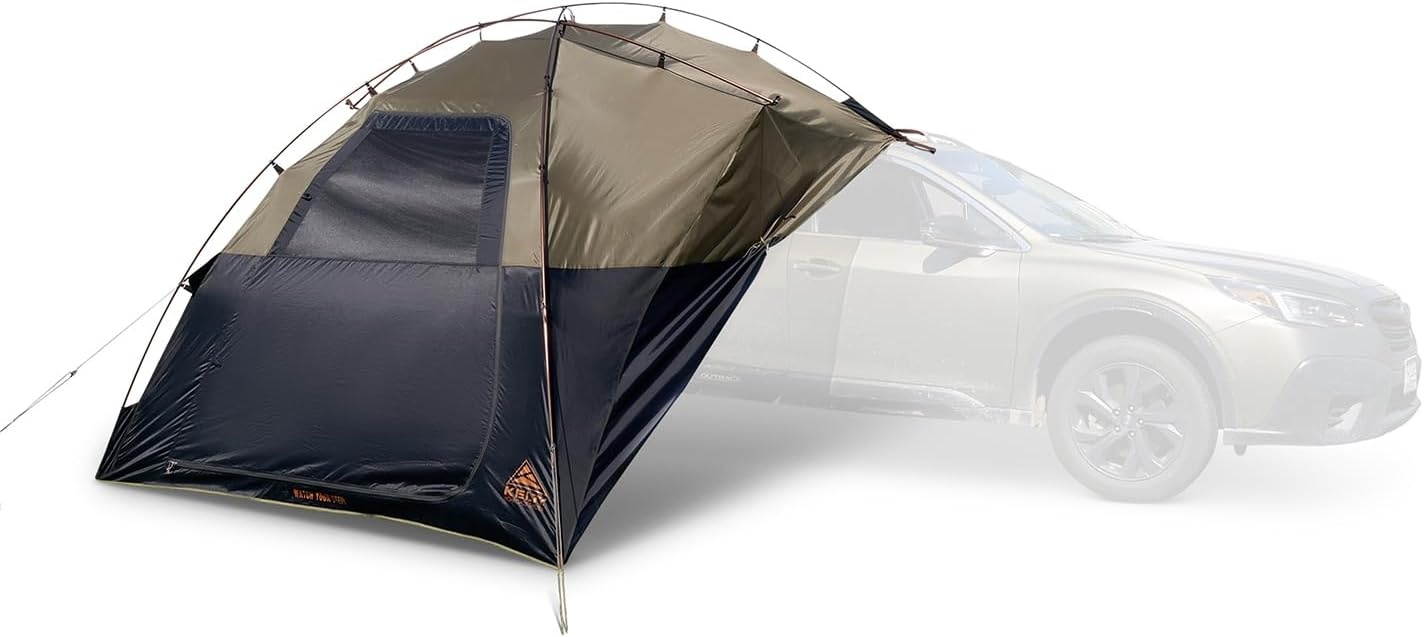 image:imageKelty Highroads Overlanding Shelter Universal Mount Car Camping Tent with Large Zippered Entry Aluminum Frame Adjustable Walls and Windows UV Protection Rainproof Stuff Duffel Included 2024Highroads Shelter Aluminum Frame