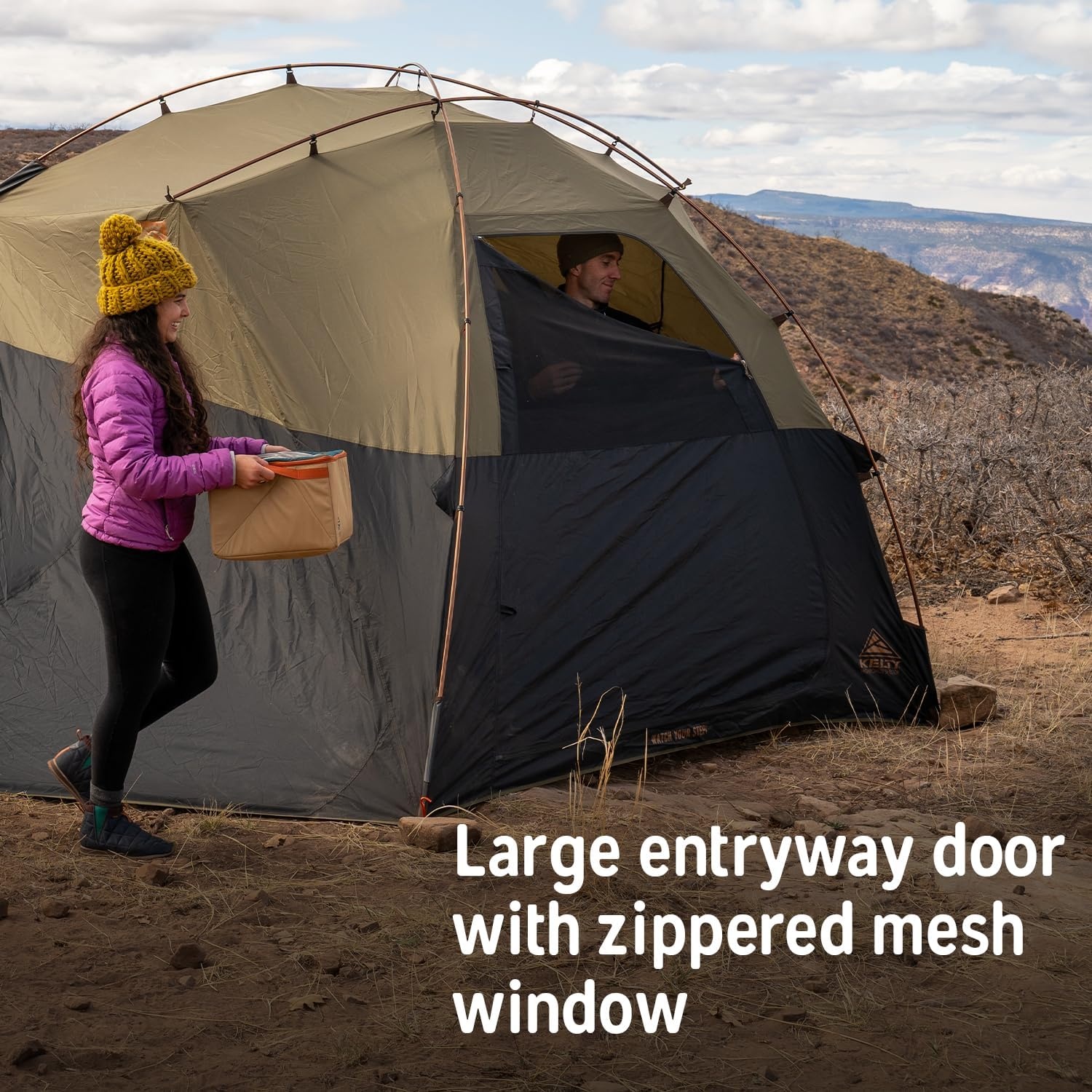 image:imageKelty Highroads Overlanding Shelter Universal Mount Car Camping Tent with Large Zippered Entry Aluminum Frame Adjustable Walls and Windows UV Protection Rainproof Stuff Duffel Included 2024Highroads Shelter Aluminum Frame