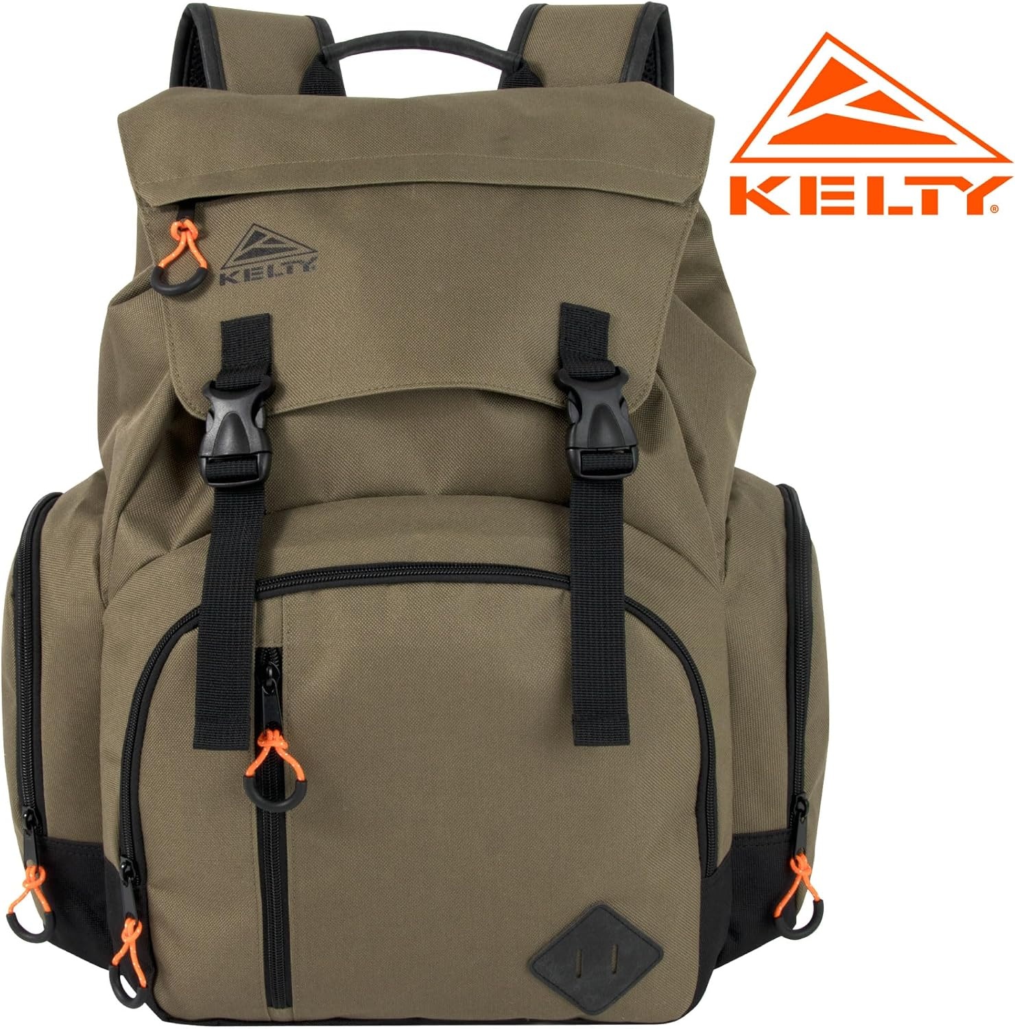 image:imageKelty Hiking Backpacks 23 L Canvas Travel Laptop Backpack for Men Women 18 Business Work Rucksack College Computer Bag Olive Travel Pack