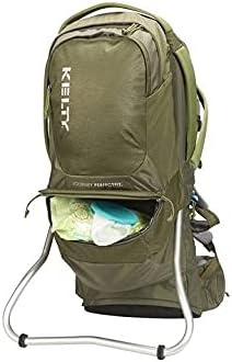 image:imageKelty Journey PerfectFIT ELITE Child Carrier for Infants and Toddlers Zippered Pockets Waistbelt Aluminum Frame SunshadeInsignia Blue