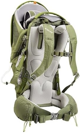image:imageKelty Journey PerfectFIT ELITE Child Carrier for Infants and Toddlers Zippered Pockets Waistbelt Aluminum Frame SunshadeInsignia Blue