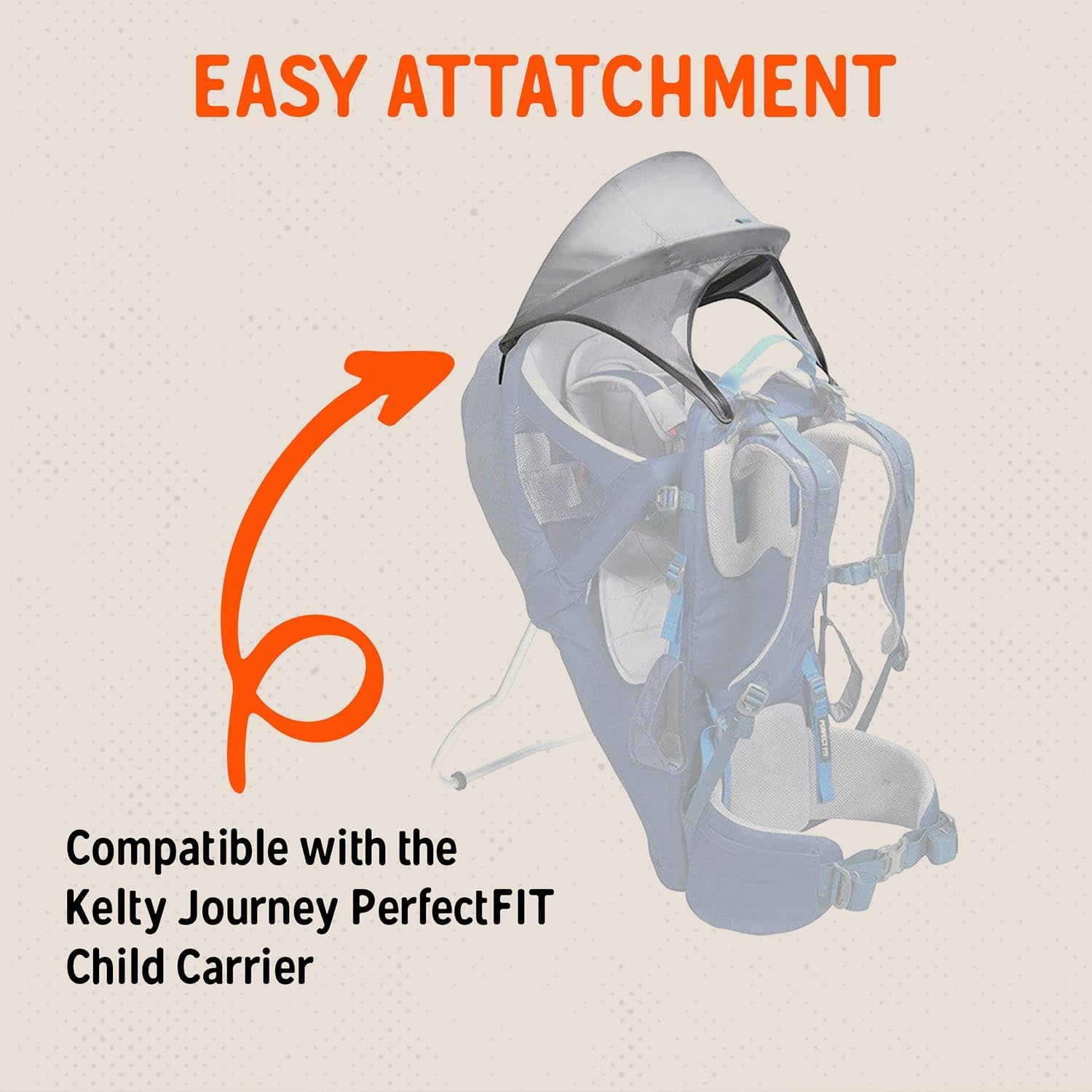 image:imageKelty Journey PerfectFIT SunshadeSunshade Gray