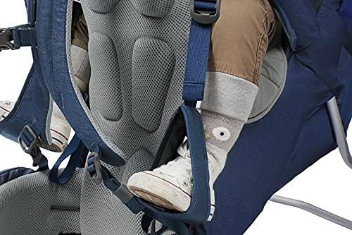 image:imageKelty Journey PerfectFit Child Carrier Backpack Adjustable Suspension with Hipbelt 5 Point Safety Harness Large Zippered Mesh PocketsDark Shadow
