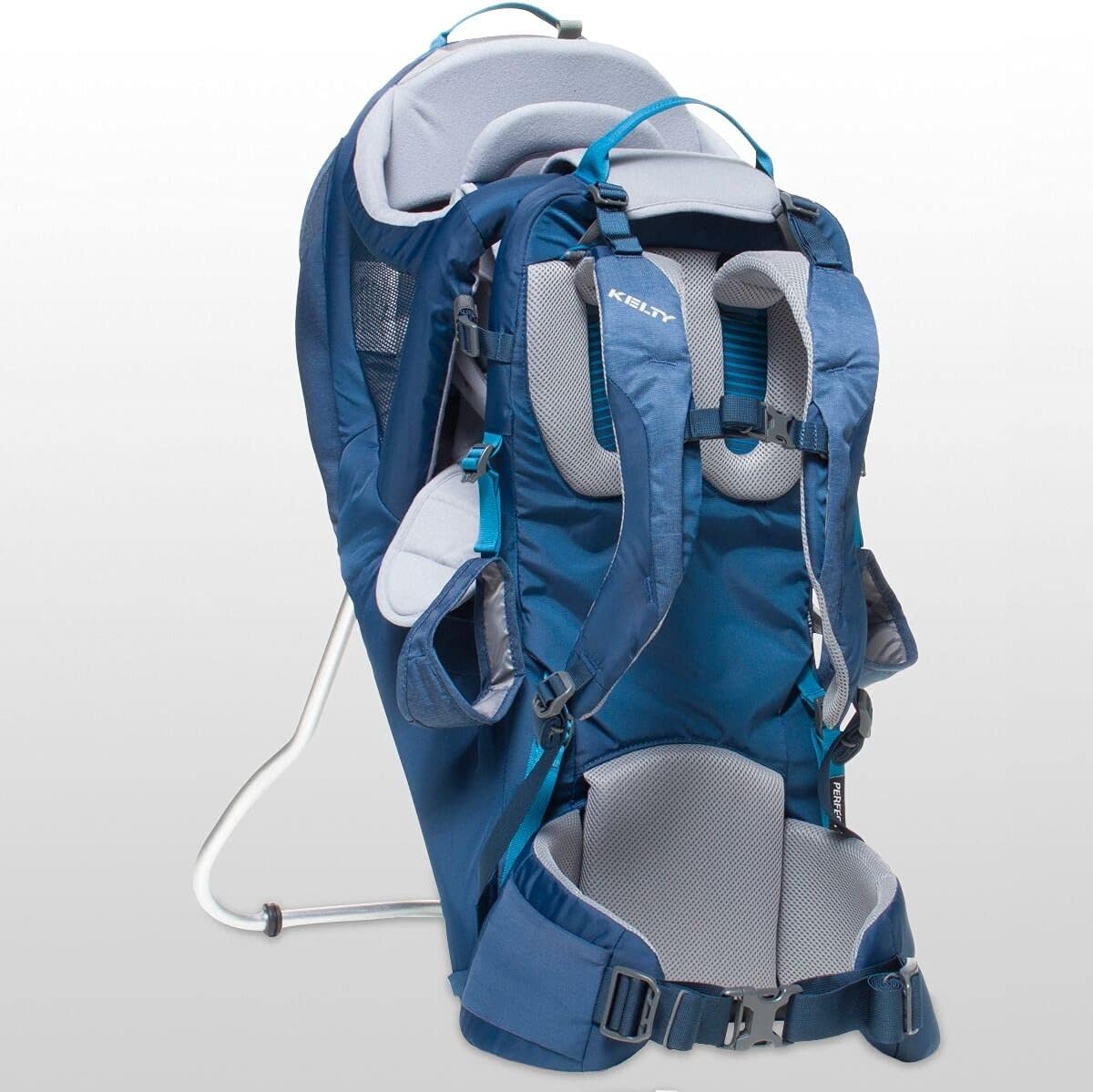 image:imageKelty Journey PerfectFit Child Carrier Backpack Adjustable Suspension with Hipbelt 5 Point Safety Harness Large Zippered Mesh PocketsInsignia Blue