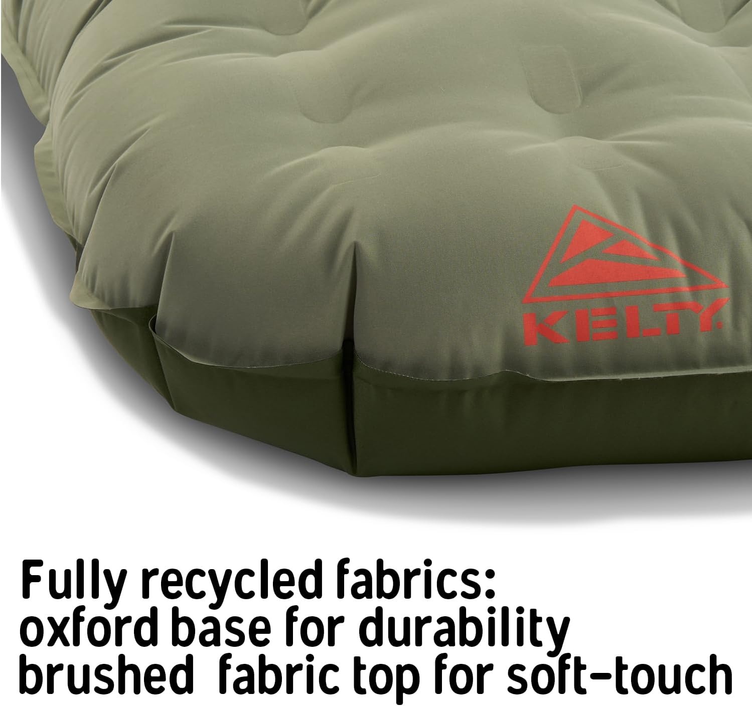 image:imageKelty Kush Queen Air Bed WBatteryPowered Pump PVCFree Queen Air Mattress Comfy and Plush 6inch Pad Carry Bag Included IndoorOutdoor Camping Air BedSea Spray