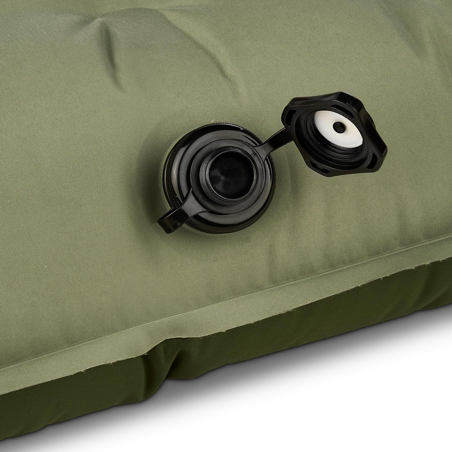 image:imageKelty Kush Queen Air Bed WBatteryPowered Pump PVCFree Queen Air Mattress Comfy and Plush 6inch Pad Carry Bag Included IndoorOutdoor Camping Air BedSea Spray
