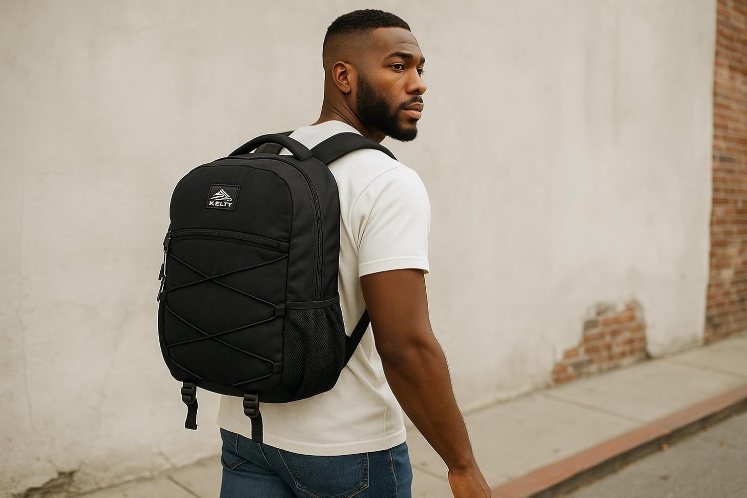 image:imageKelty Laptop Backpack Bag 25 L Hiking Backpack for Men Women Work 18 inch Travel Backpack Carry On Approved Black