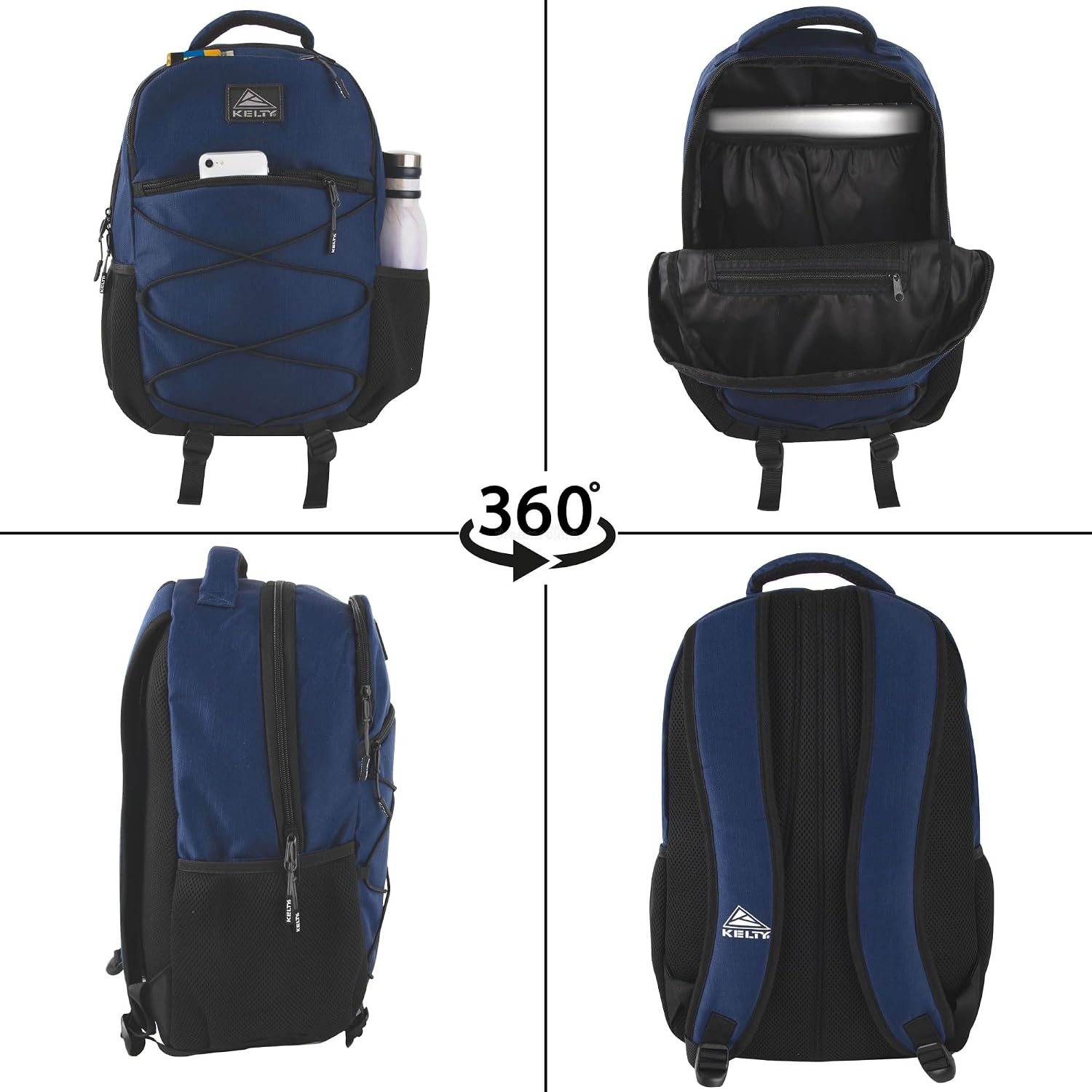 image:imageKelty Laptop Backpack Bag 25 L Hiking Backpack for Men Women Work 18 inch Travel Backpack Carry On Approved Navy