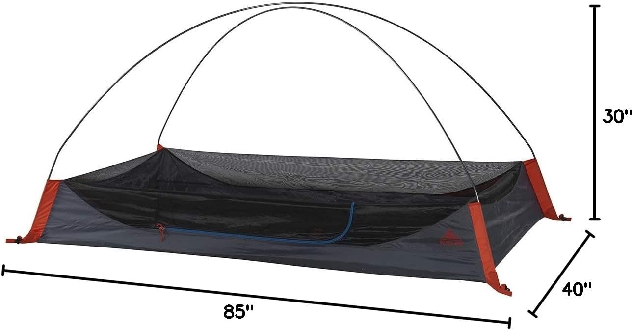 image:imageKelty Late Start 4P Lightweight Backpacking Tent with Quickcorners Aluminum Pole Frame Waterproof Polyester Fly 4 Person Capacity1 Person