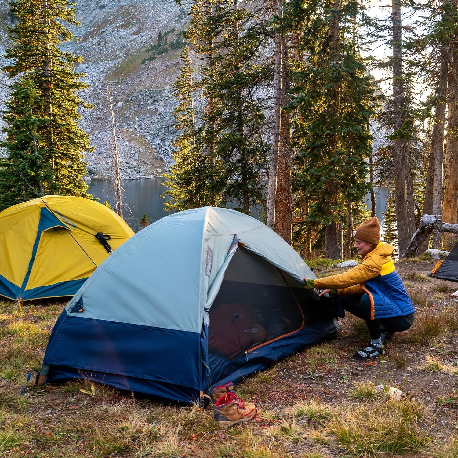 image:imageKelty Late Start Backpacking Tent Lightweight Two Man Camping Tent Shelter with Quickcorners Aluminum Poles Waterproof Poly Fly Updated for 20242 Person