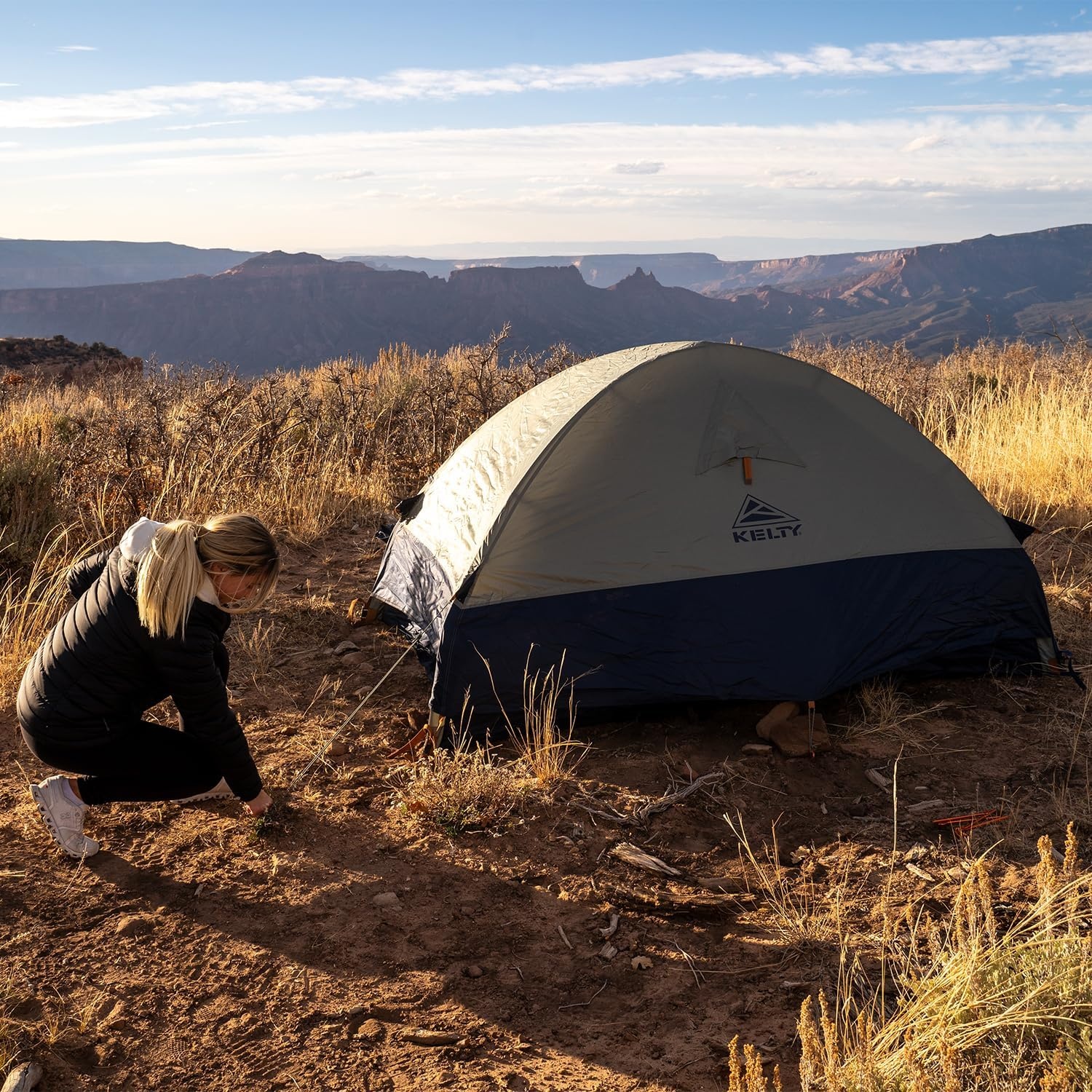 image:imageKelty Late Start Backpacking Tent Lightweight Two Man Camping Tent Shelter with Quickcorners Aluminum Poles Waterproof Poly Fly Updated for 20242 Person