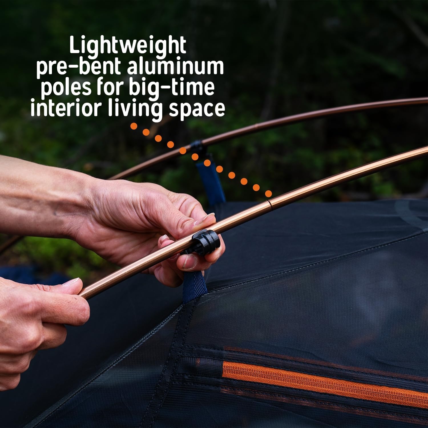 image:imageKelty Late Start Backpacking Tent Lightweight Two Man Camping Tent Shelter with Quickcorners Aluminum Poles Waterproof Poly Fly Updated for 20244 Person