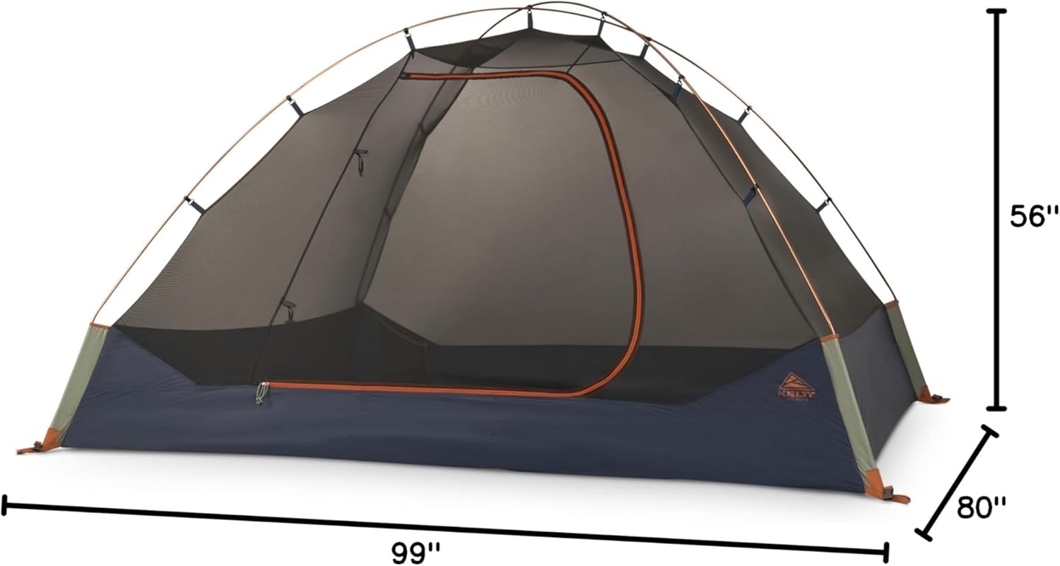 image:imageKelty Late Start Backpacking Tent Lightweight Two Man Camping Tent Shelter with Quickcorners Aluminum Poles Waterproof Poly Fly Updated for 20244 Person