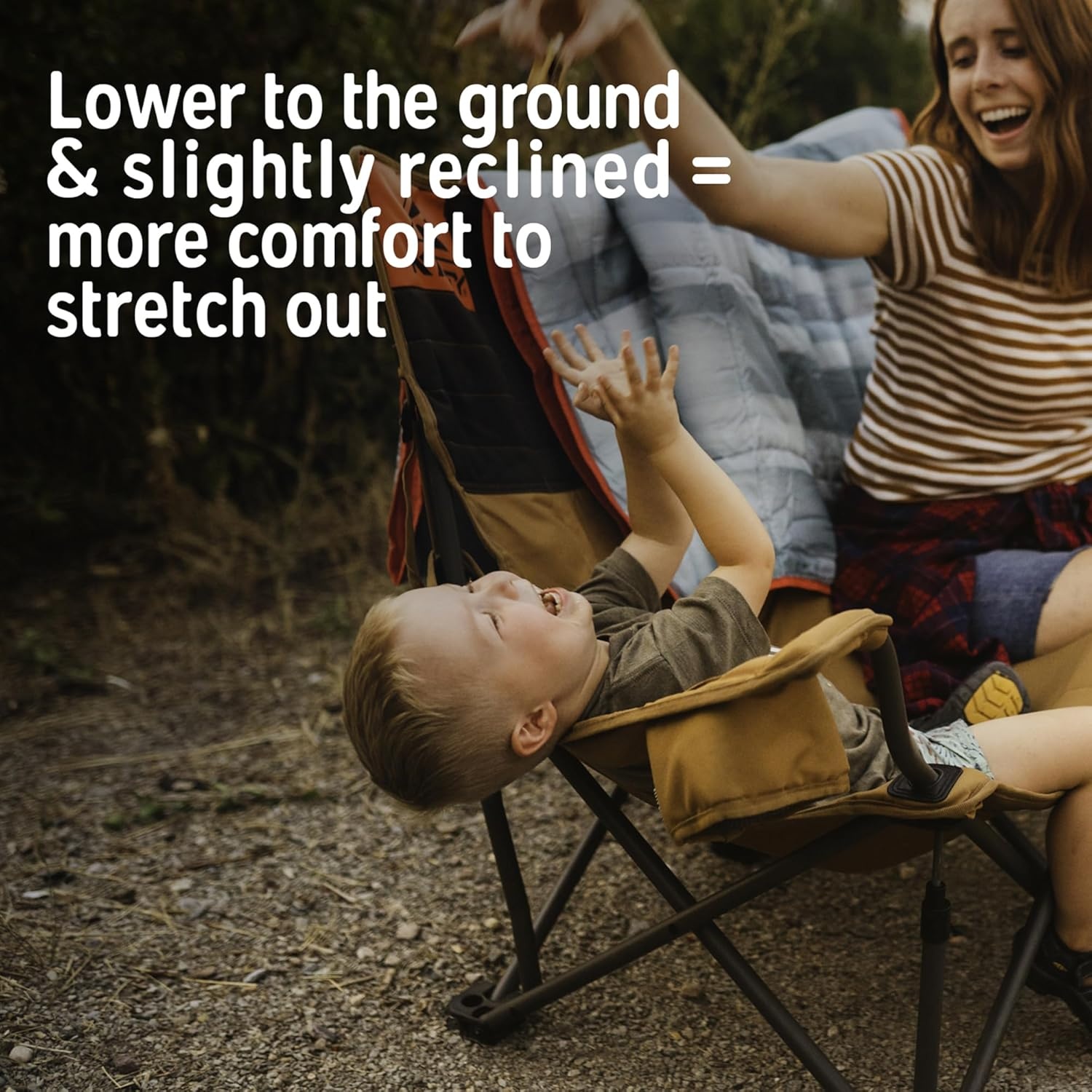 image:imageKelty Low Loveseat 2 Person Folding Camping Chair Low HeightDill Low Height Seat Comfortably Fits 2 Adults Slight Recline Insulated Cup Holders Perfect for Soccer Games ConcertsDeep Lake Fallen Rock
