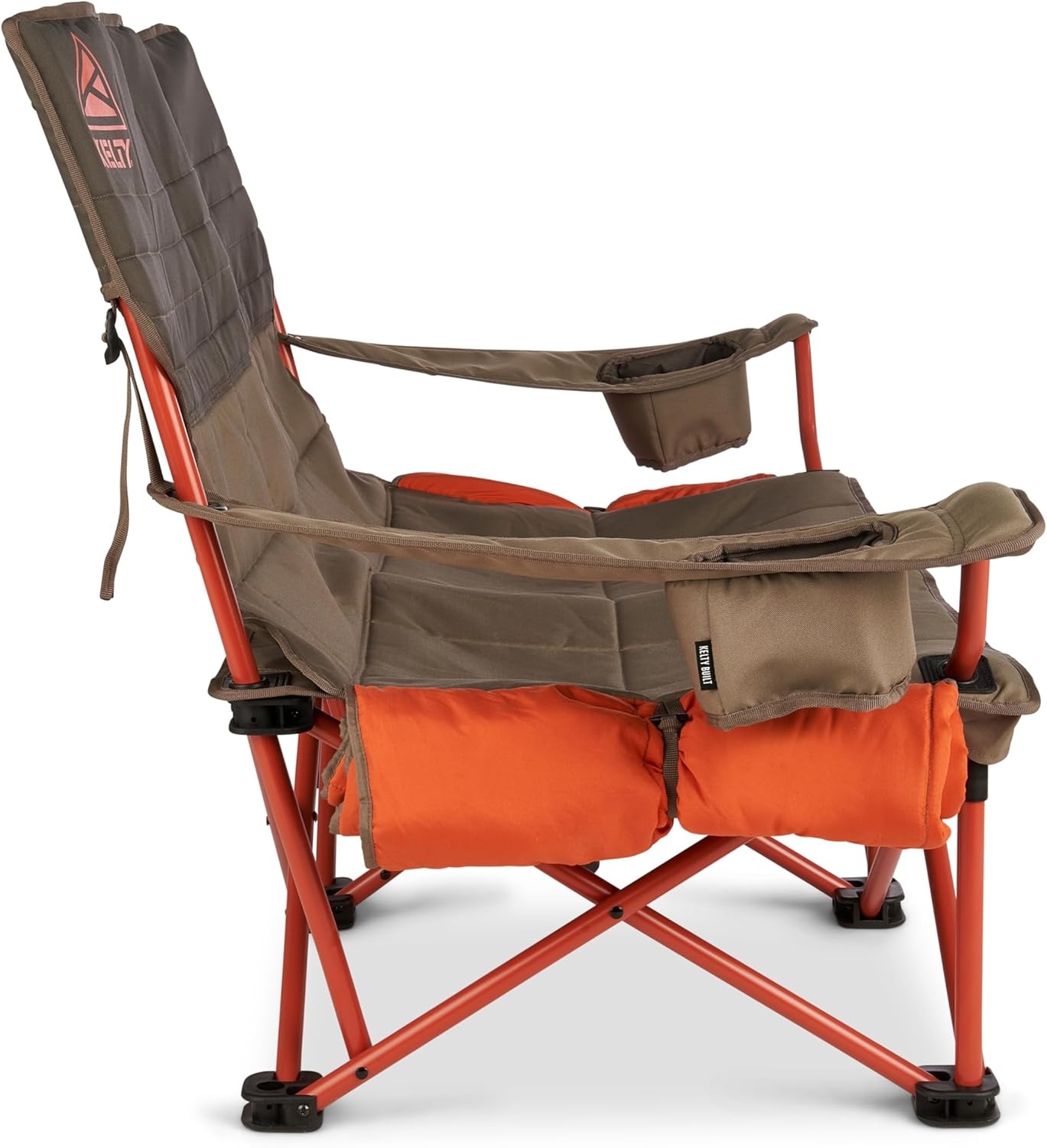 image:imageKelty Low Loveseat Nest Two Person Camping Chair with 2 Removable Blankets Lower to the Ground Slight Recline Insulated Beverage Holders Roll Tote Storage 2024 BelugaBeluga