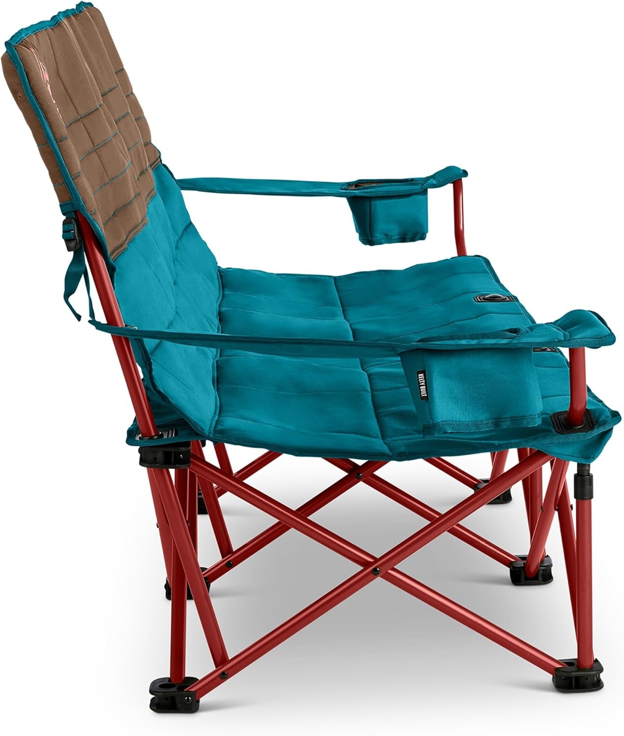 image:imageKelty Lowdown Couch 3 Person Capacity Camping Chair Extra Large and Sturdy Bench for Campsites Soccer Games and Backyard PartiesDeep LakeFallen Rock