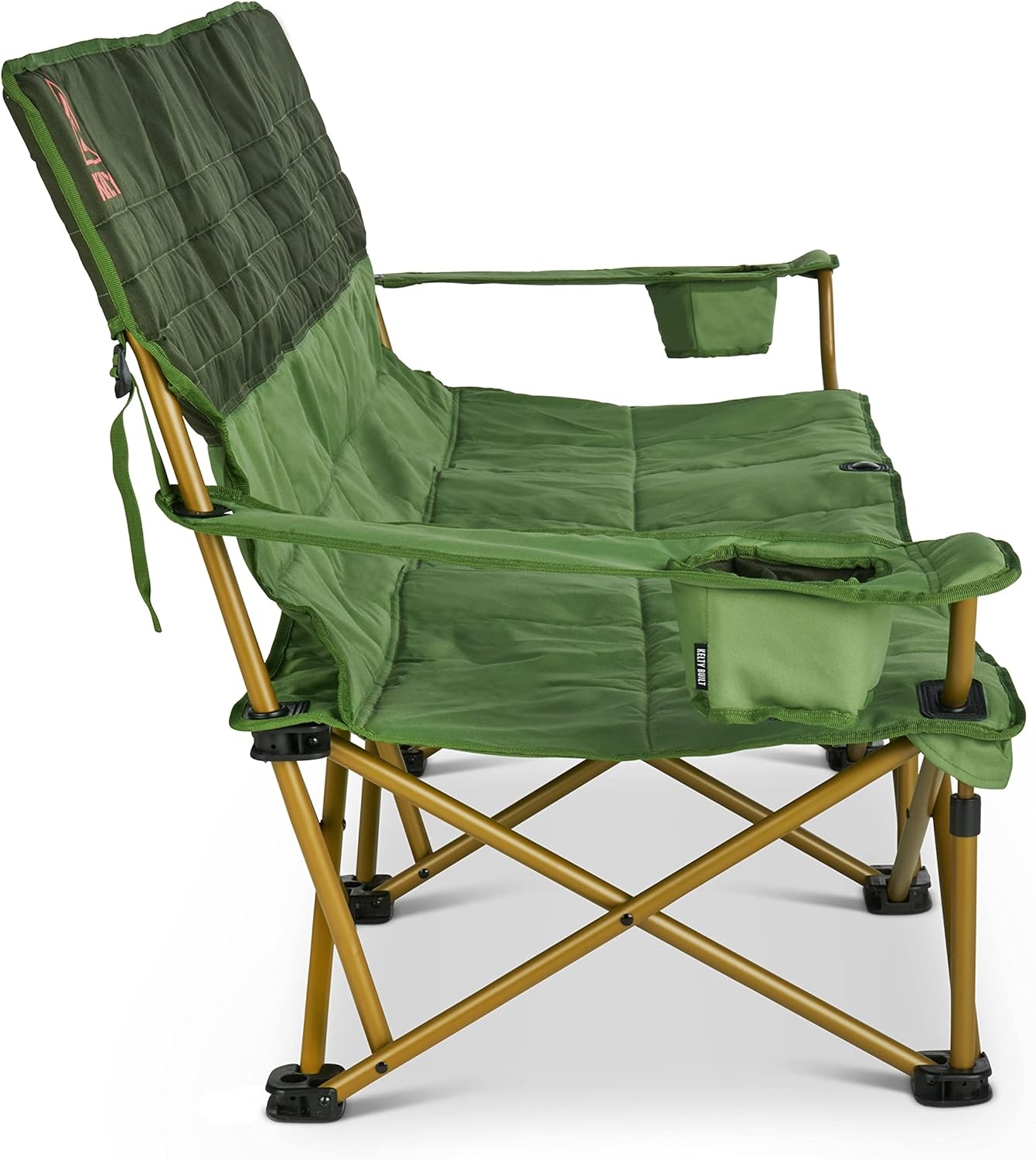 image:imageKelty Lowdown Couch 3 Person Capacity Camping Chair Extra Large and Sturdy Bench for Campsites Soccer Games and Backyard PartiesDill