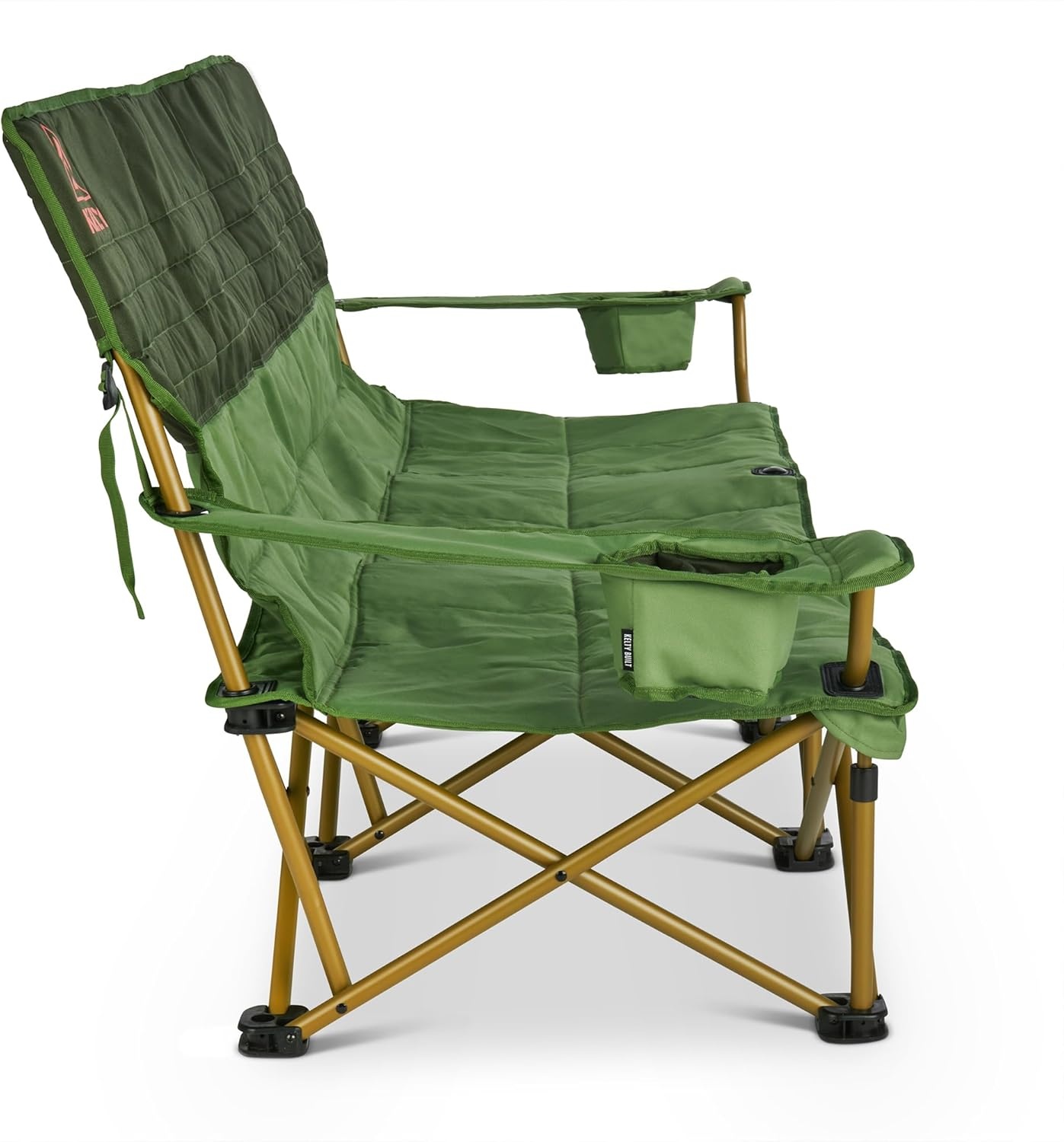 image:imageKelty Lowdown Couch 3 Person Capacity Camping Chair Extra Large and Sturdy Bench for Campsites Soccer Games and Backyard PartiesDill