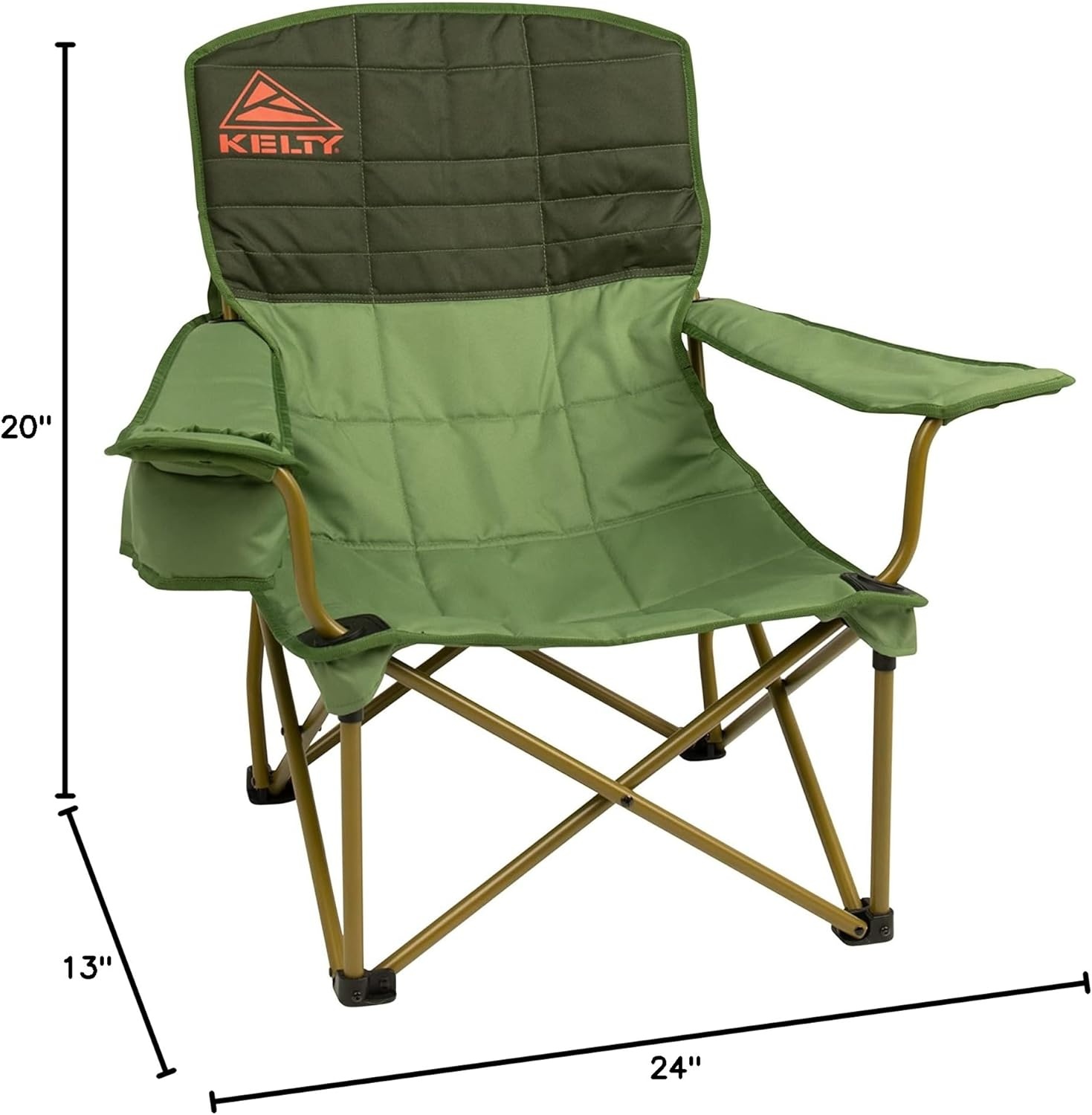 image:imageKelty Lowdown Folding Chair Camping Seat for Backyard Parties Soccer Saturdays Concerts Beach Tailgating DillDill