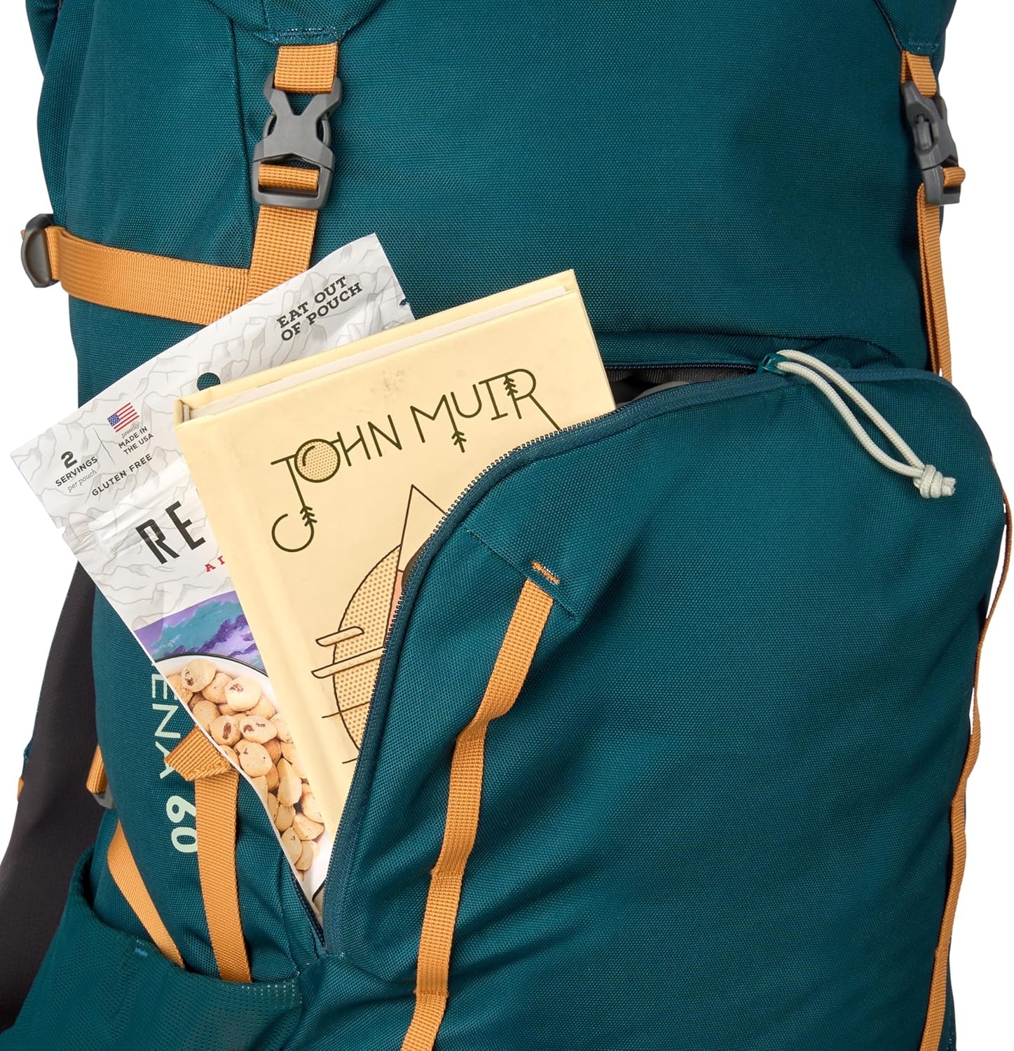 image:imageKelty Nena 60L Womens Lightweight Hiking Backpack Fully Adjustable Daypack for Travel amp Camping Deep Teal