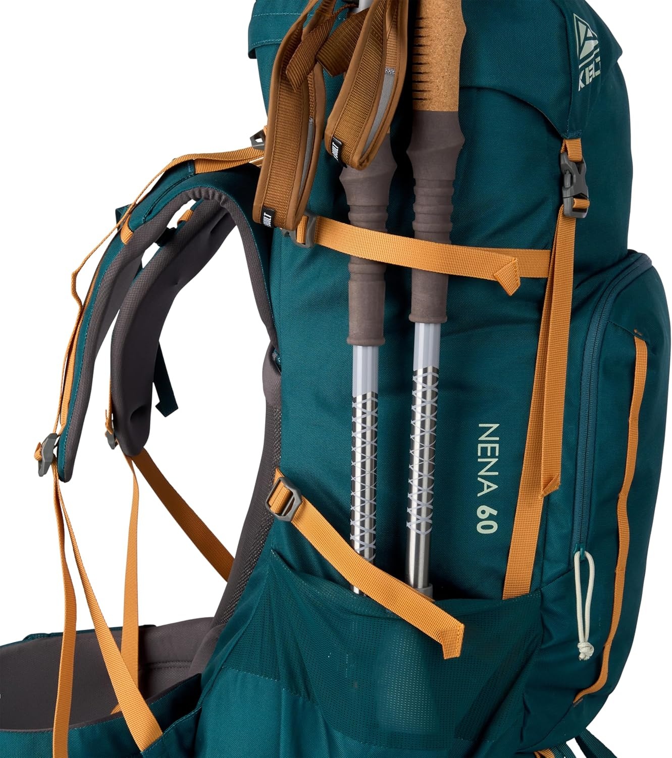 image:imageKelty Nena 60L Womens Lightweight Hiking Backpack Fully Adjustable Daypack for Travel amp Camping Deep Teal