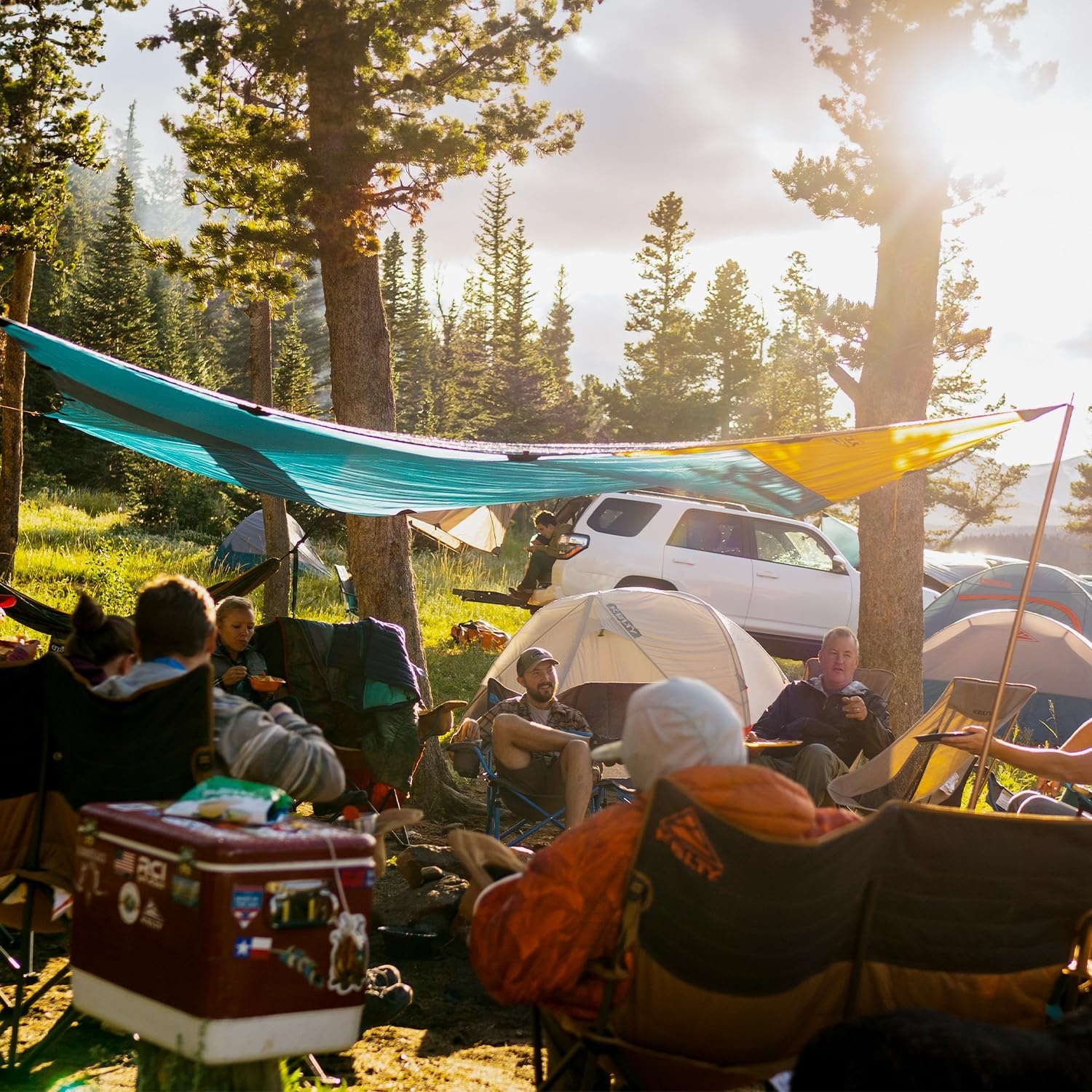 image:imageKelty Noahs Tarp Sun Shelter and MultiUse Awning Rainfly Portable Canopy UV Protection Waterproof Durable 3 Sizes for Customized Pitch 16ft9 feet