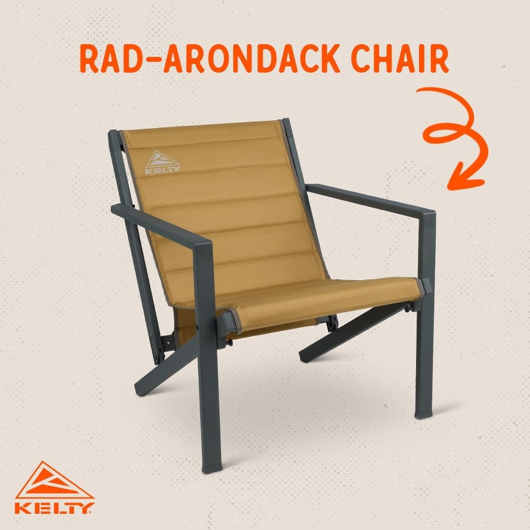 image:imageKelty RadArondack Camp Chair 600D Polyester Sturdy and Lightweight Aluminum Frame 8 lbs Carry Weight Built to LastWood Thrush