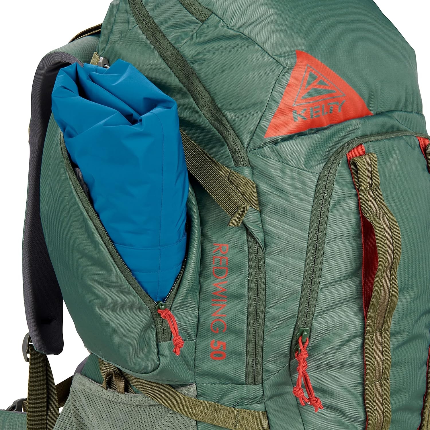 image:imageKelty Redwing 50 50 Liter Internal Frame Backpack for Hiking Backpacking Travel Hip Belt Tailored Fit 2023 Lyons BlueDuck Green