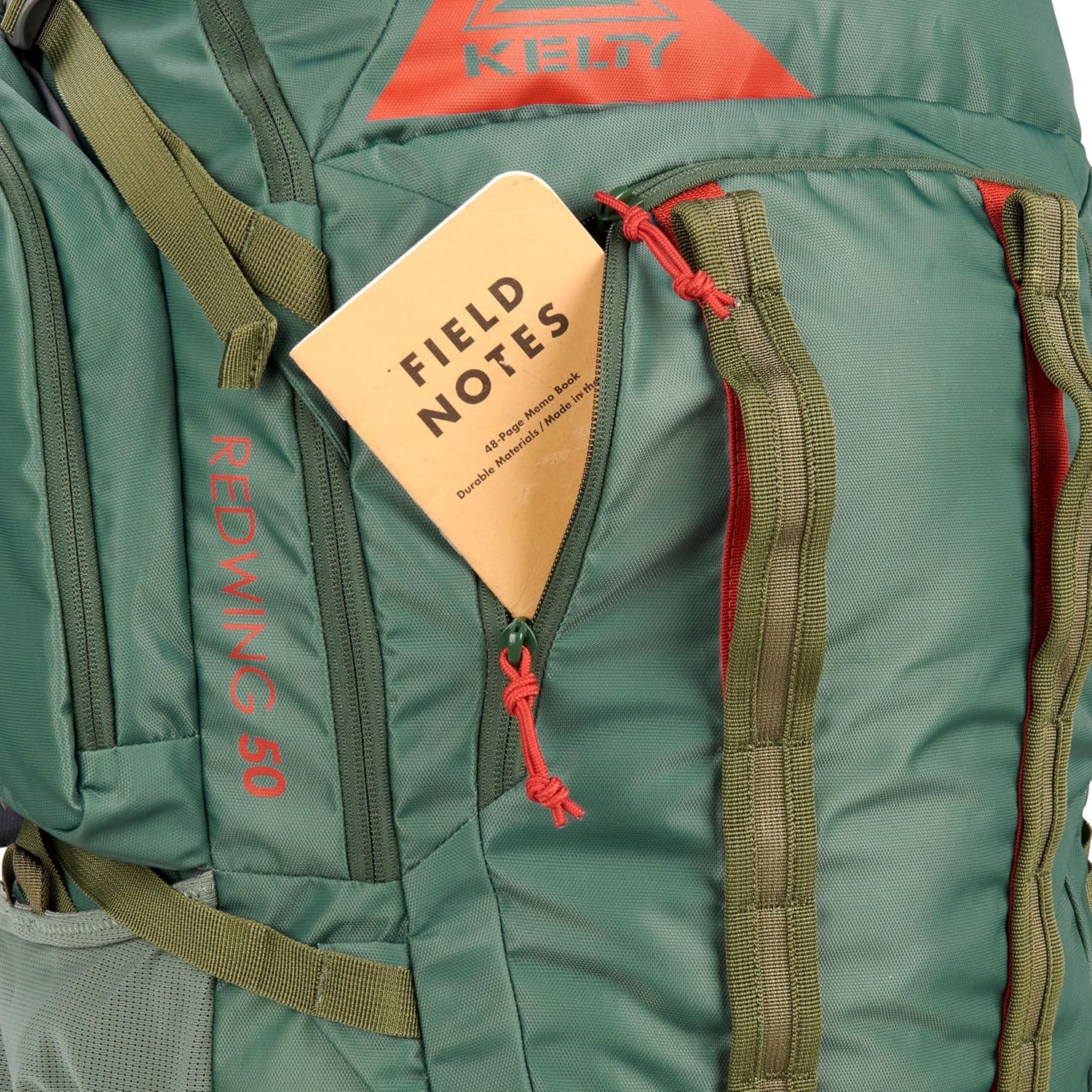 image:imageKelty Redwing 50 50 Liter Internal Frame Backpack for Hiking Backpacking Travel Hip Belt Tailored Fit 2023 Lyons BlueDuck Green