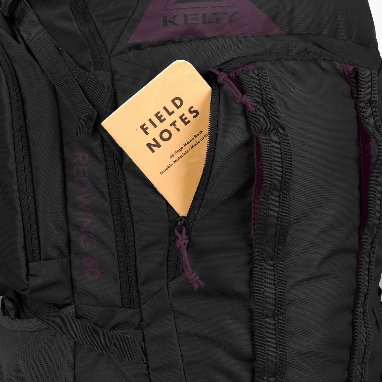 image:imageKelty Redwing 50 Womens 50 Liter Internal Frame Backpack for Hiking Backpacking Travel Hip Belt Women Specific Fit 2023 BlackoutBlackout