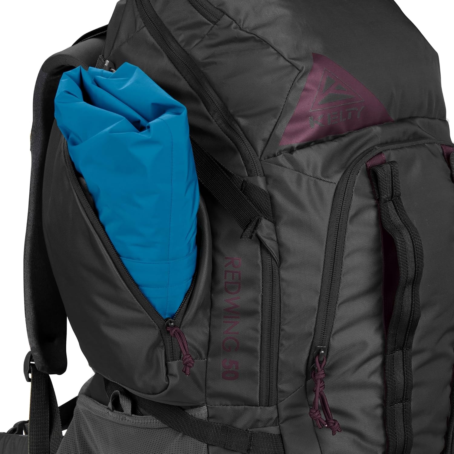image:imageKelty Redwing 50 Womens 50 Liter Internal Frame Backpack for Hiking Backpacking Travel Hip Belt Women Specific Fit 2023 BlackoutBlackout
