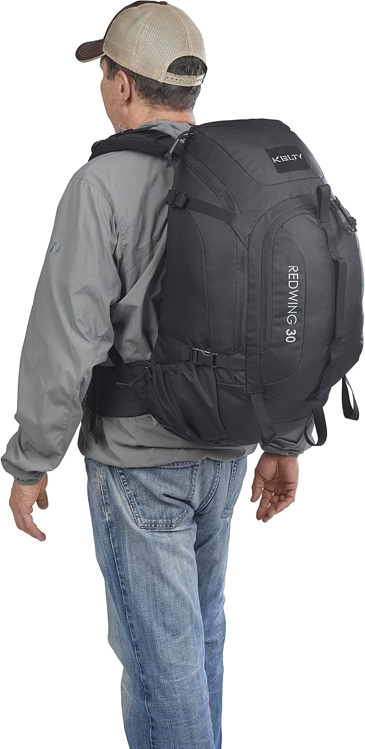 image:imageKelty Redwing Tactical Backpack Built to Military Specification Army Backpack Durable amp Strong Built to Last Aluminum Stays Ideal for Military Police Outdoors Hiking or Bug Out Bag Grey 44LBlack